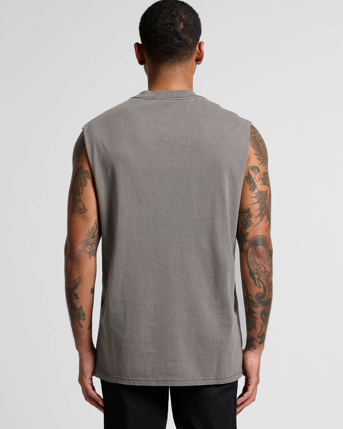 Canotta heavy faded tank uomo