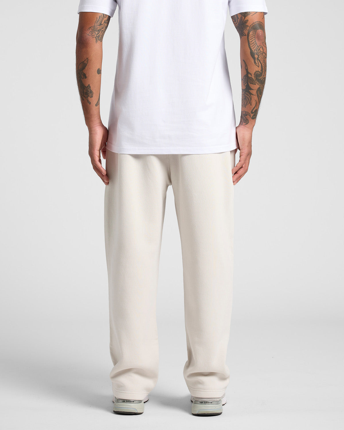 Pantaloni jogger relaxed senza polsino uomo