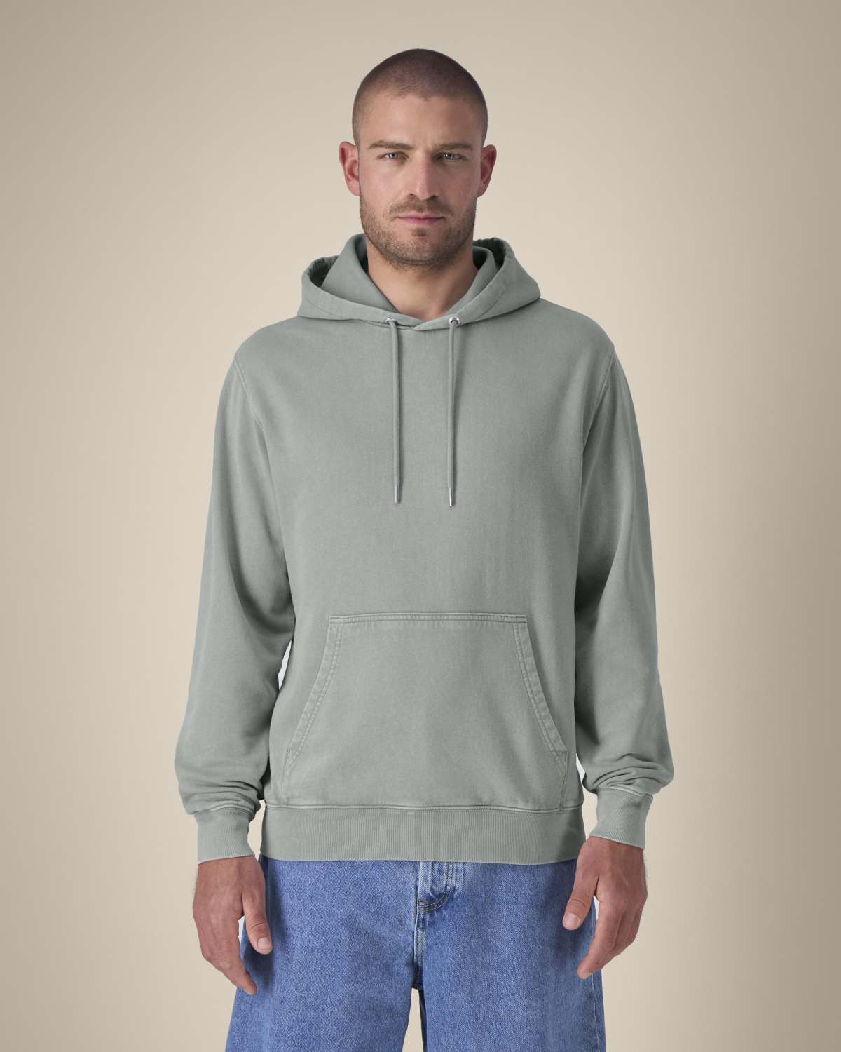 Felpa cappuccio mid-light vintage unisex