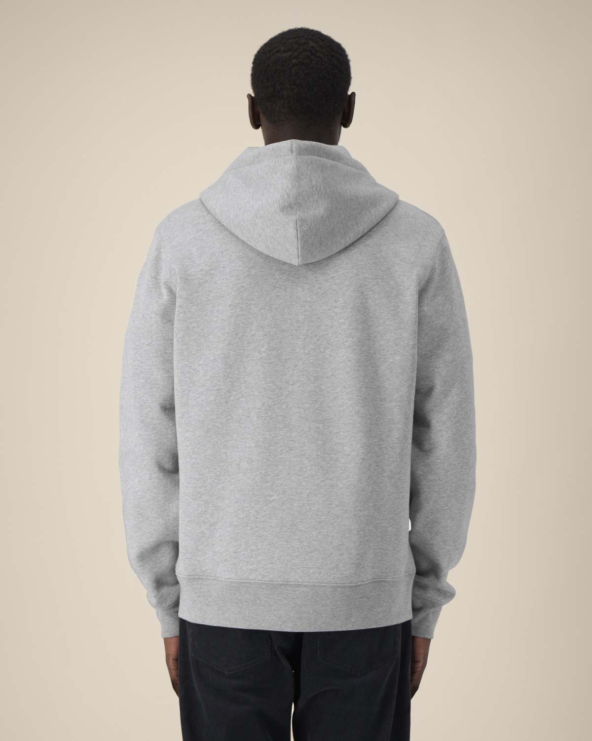 Felpa zip & cappuccio in modal unisex