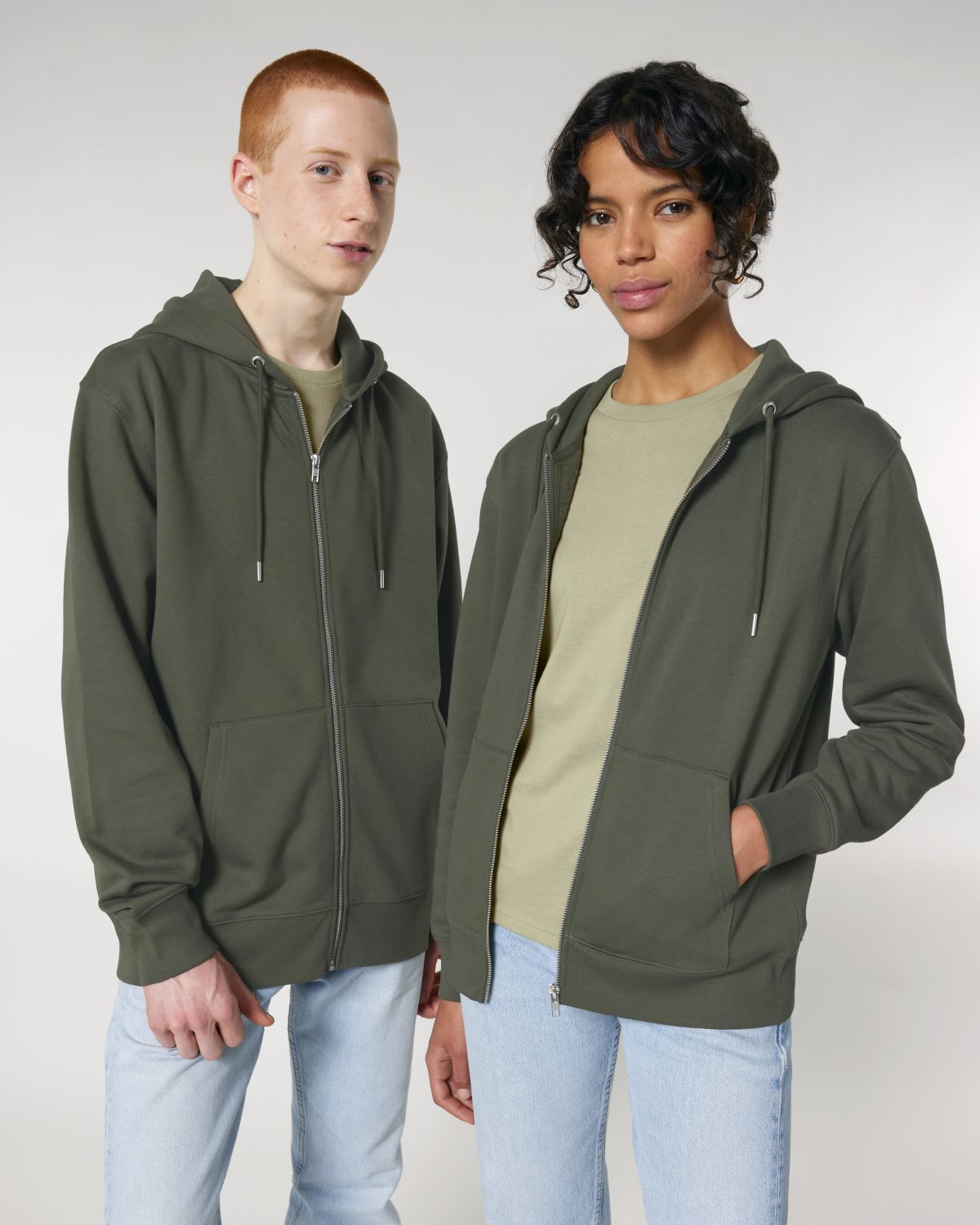 Felpa zip premium Unisex