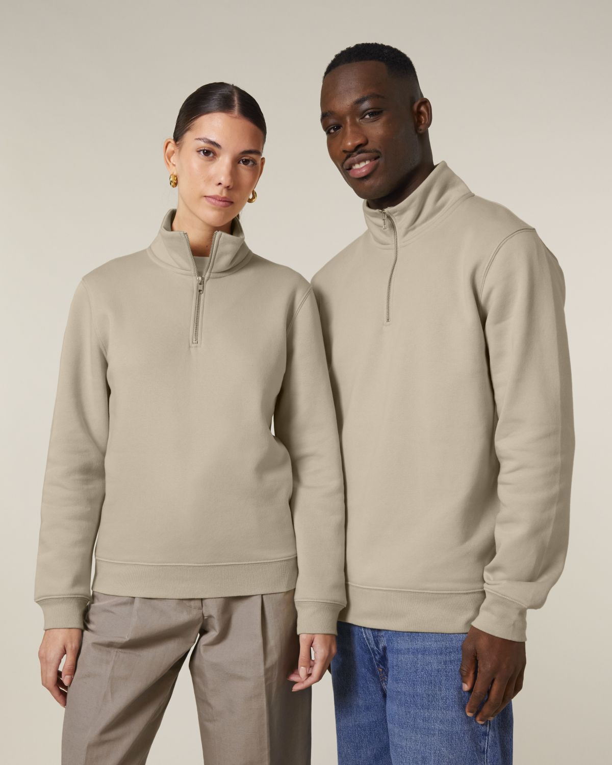 Felpa zip 1/4 Unisex