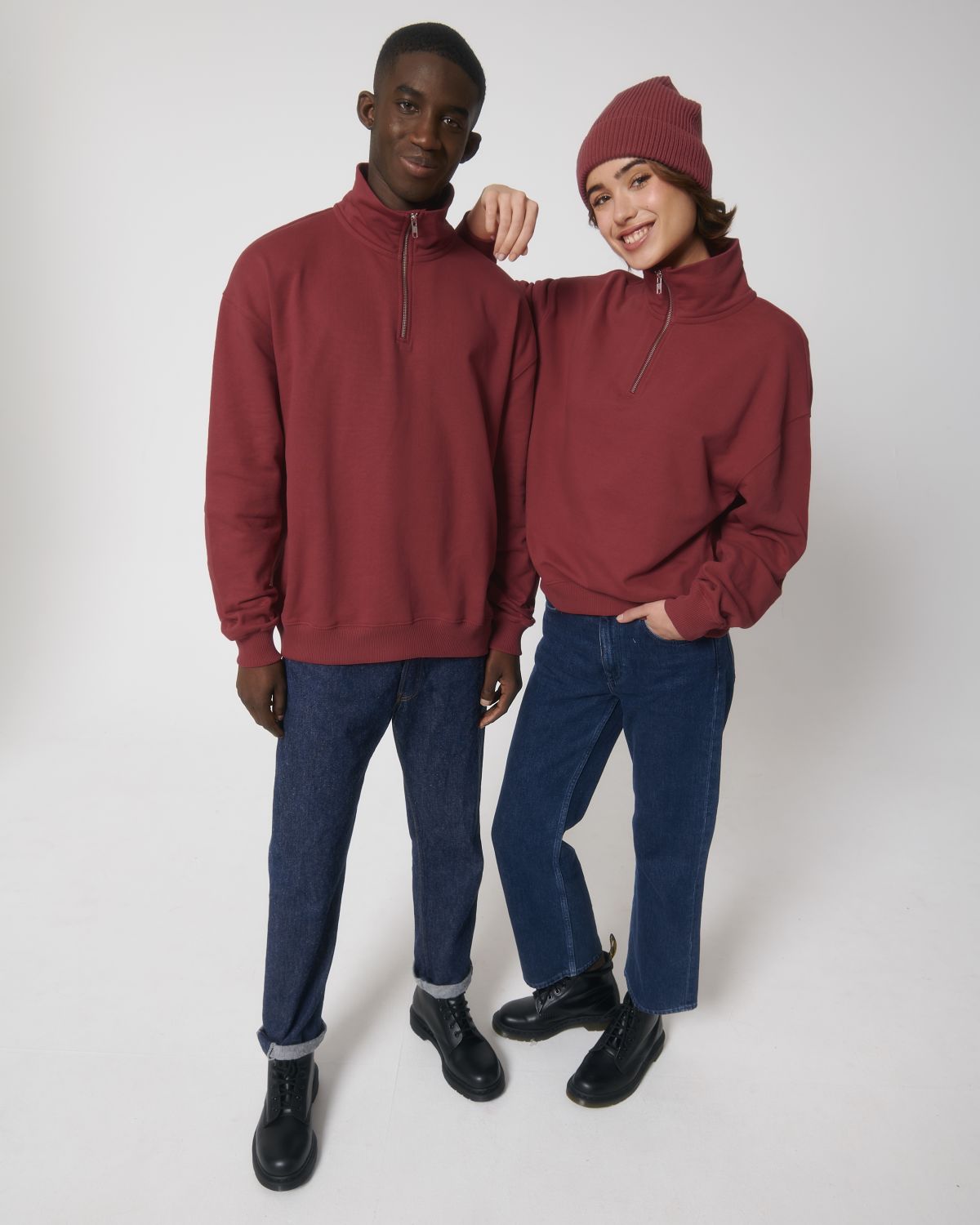 Felpa mezza zip dry Unisex