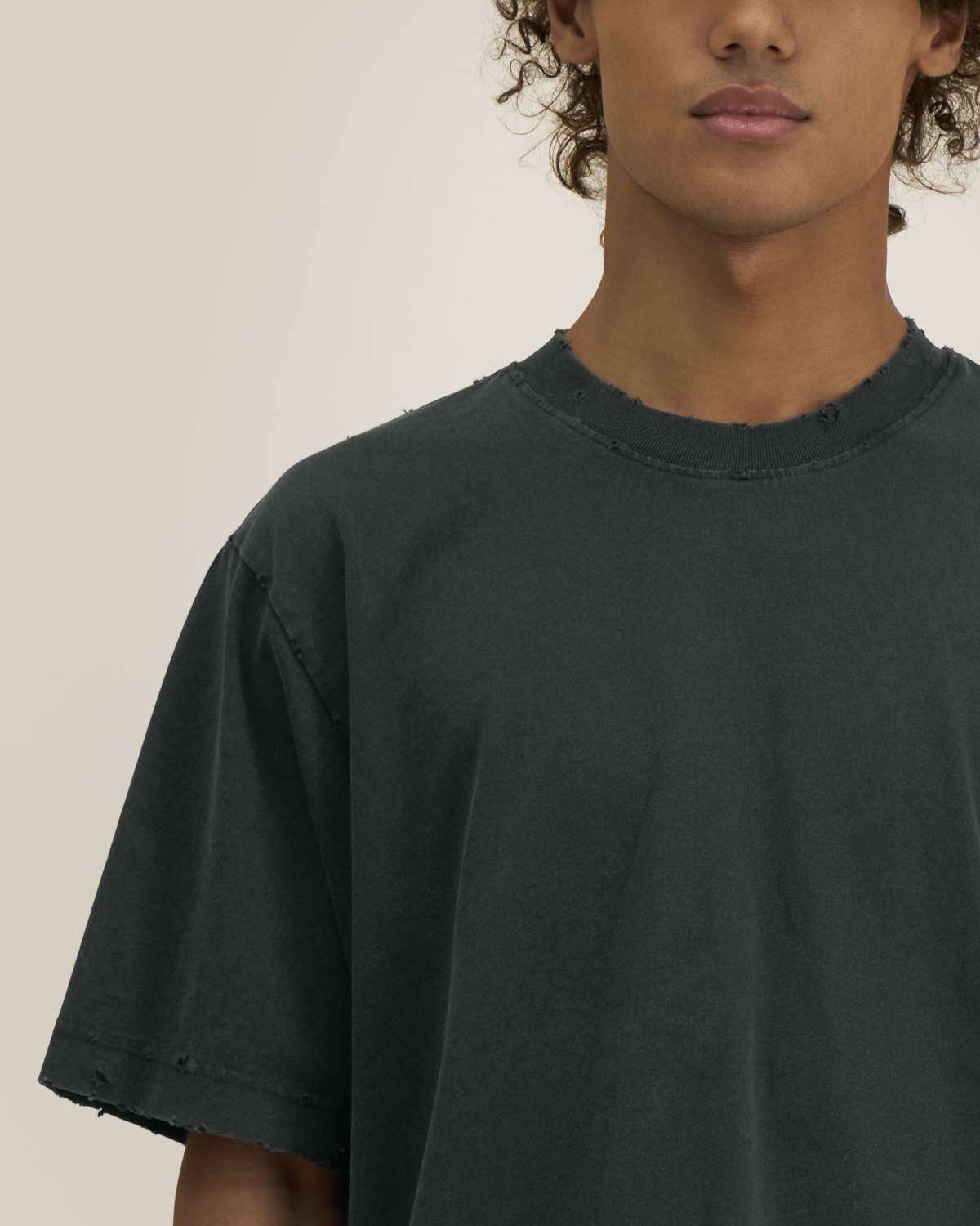 T-shirt oversize heavy vintage distressed unisex