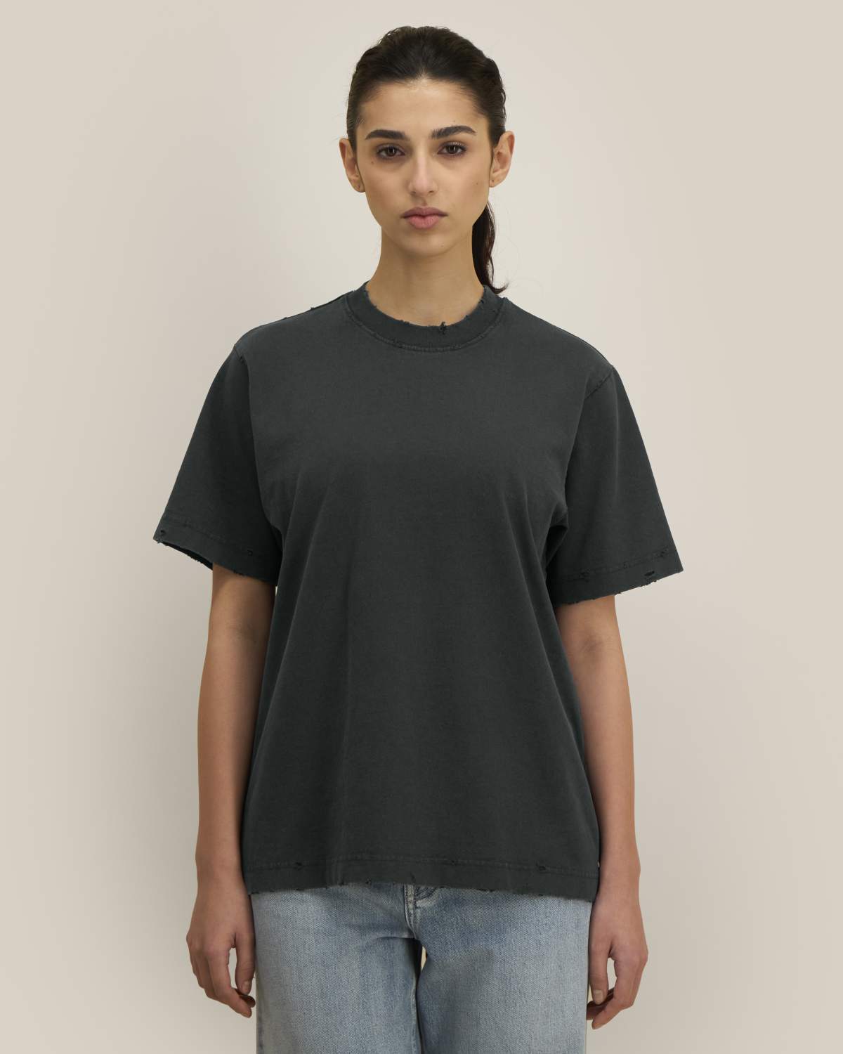T-shirt oversize heavy vintage distressed unisex