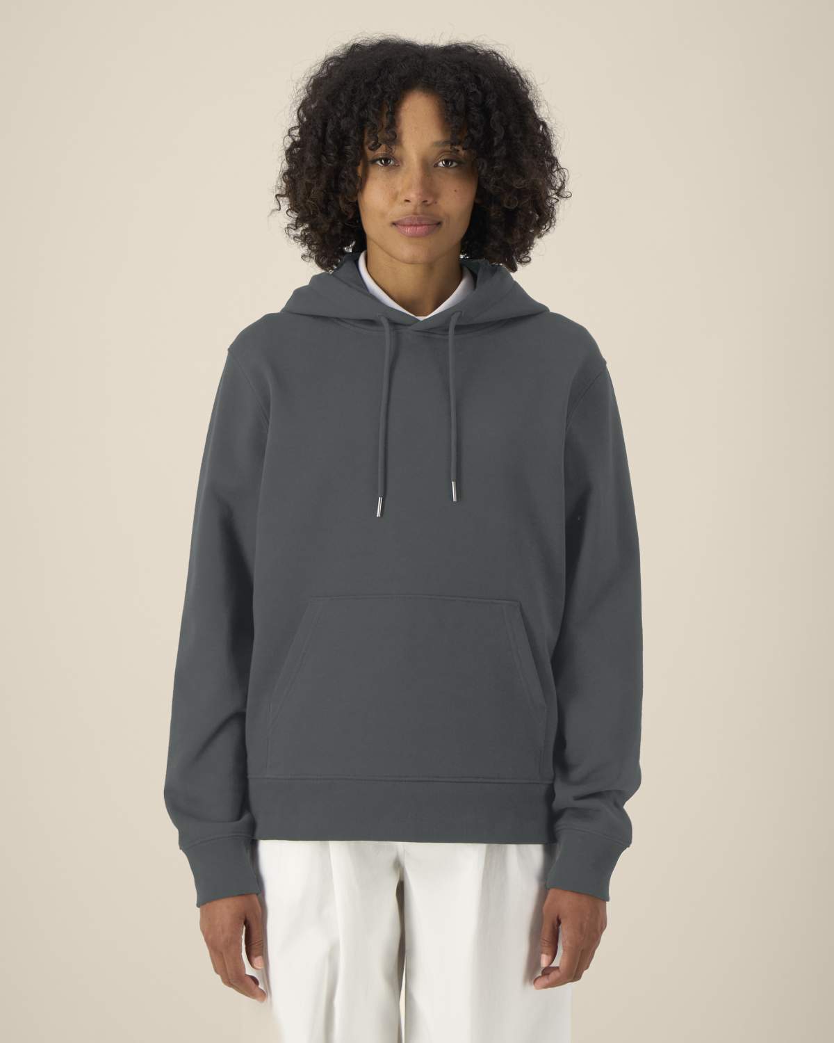 Felpa cappuccio in cotone riciclato unisex