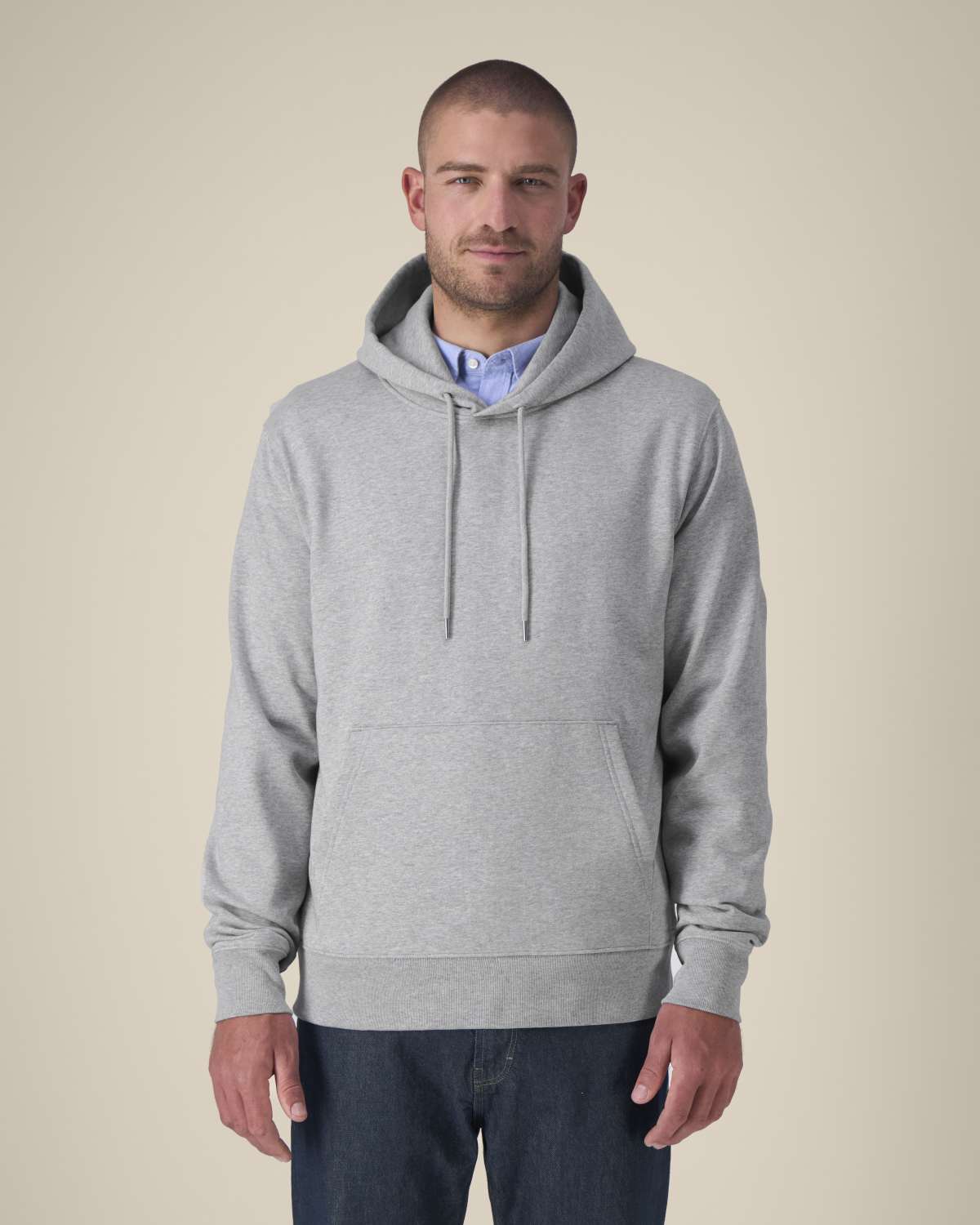 Felpa cappuccio in cotone riciclato unisex