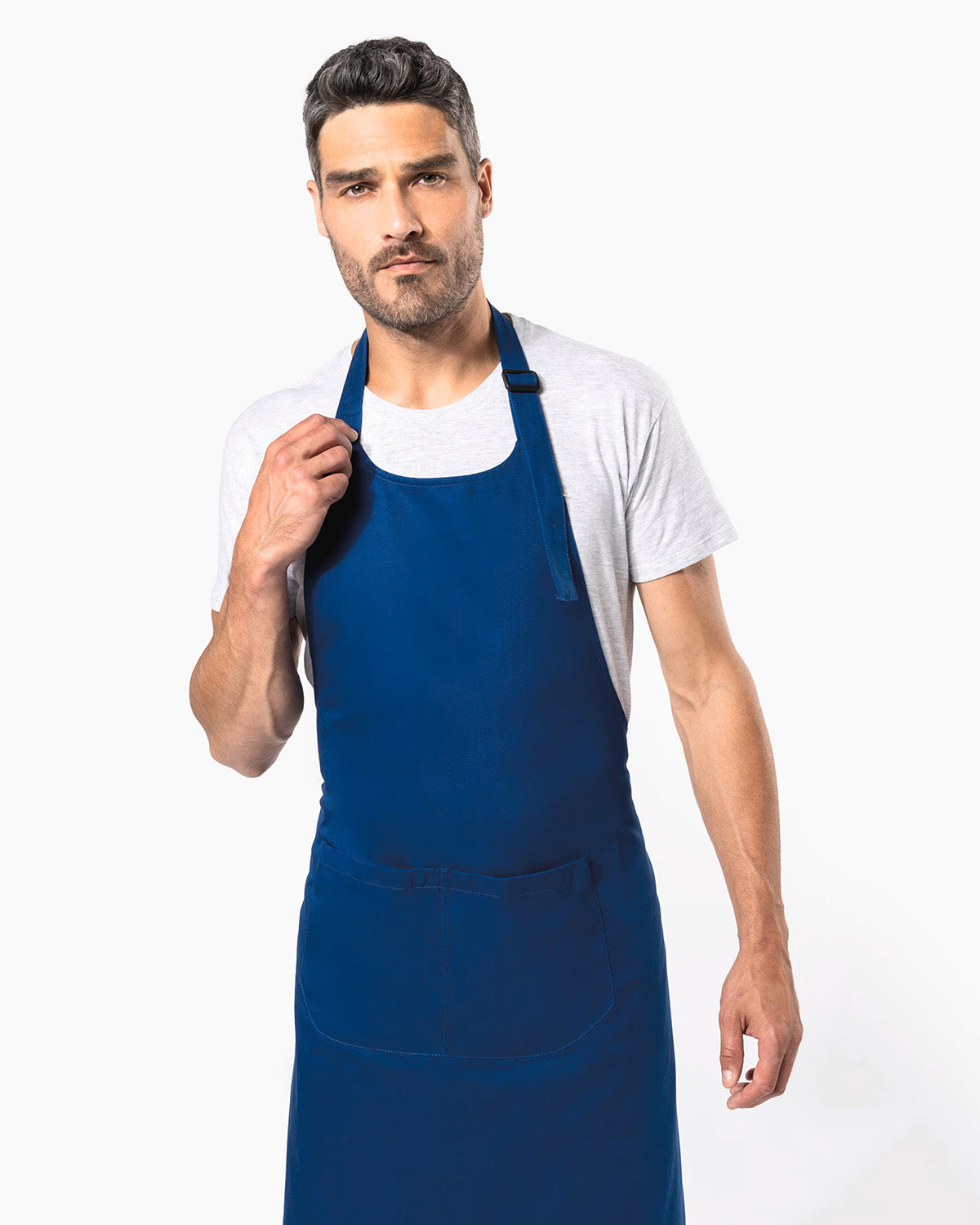 Grembiule con tasca in cotone bio Unisex
