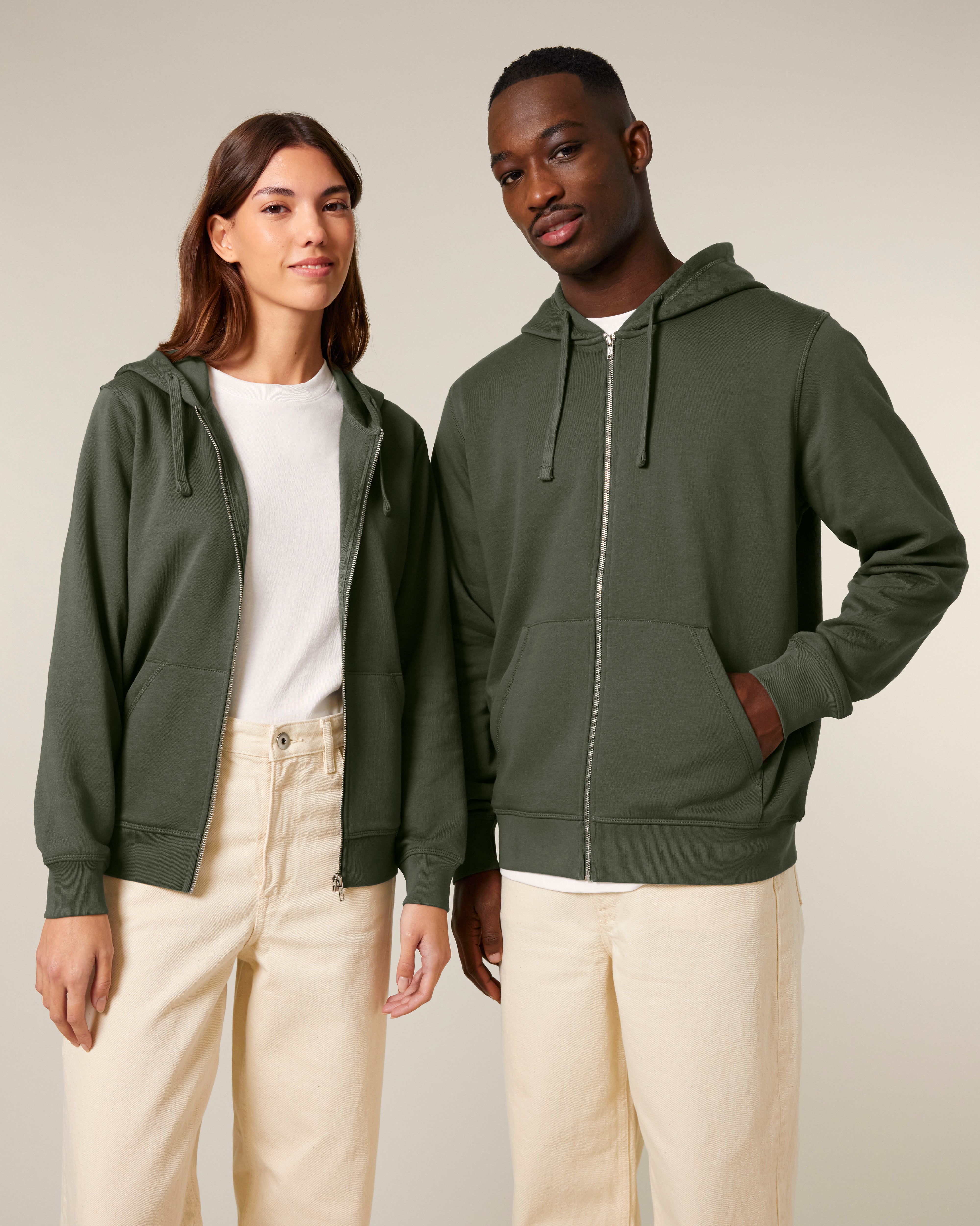 Felpa zip classic Unisex