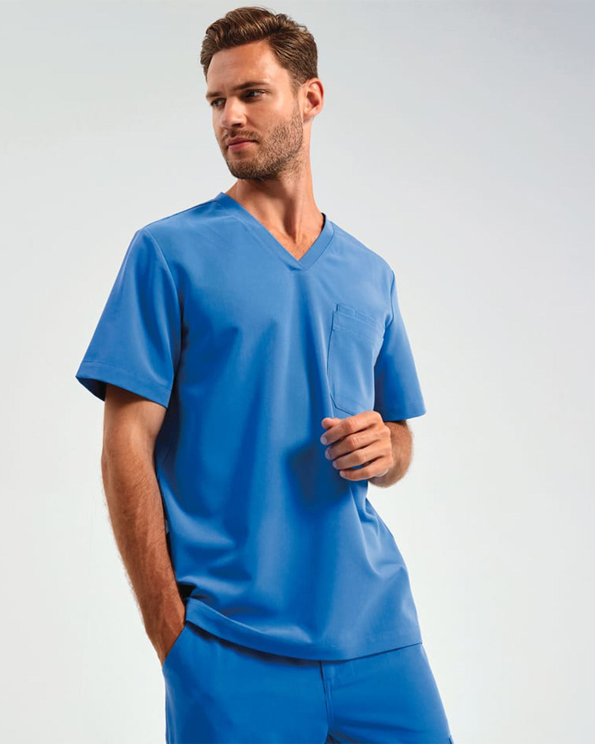 Casacca sanitaria elasticizzata Uomo