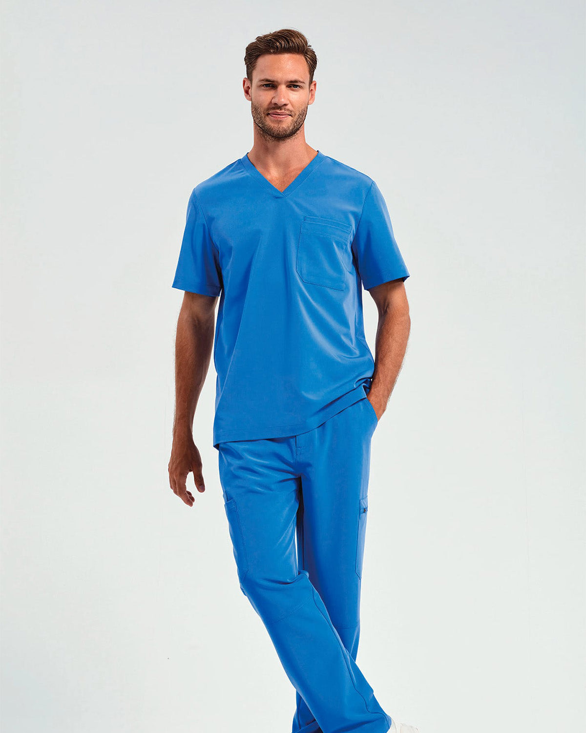 Casacca sanitaria elasticizzata Uomo