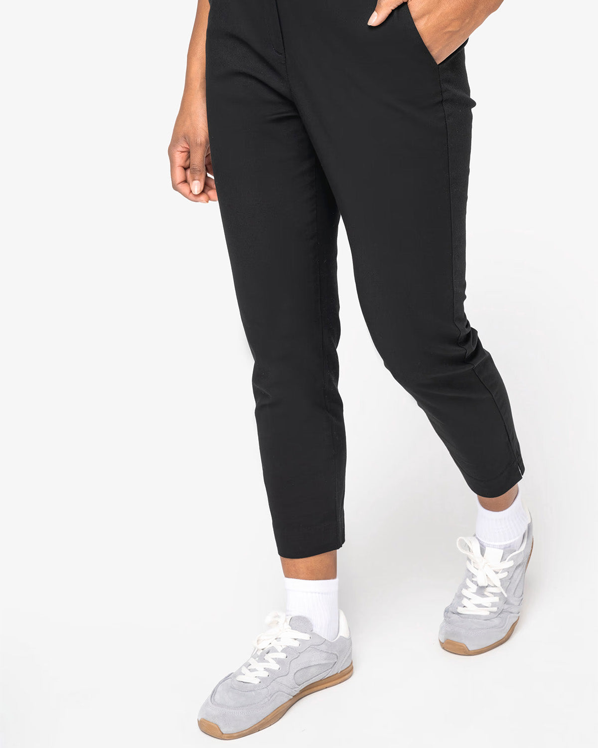 Pantaloni chino elastici Donna