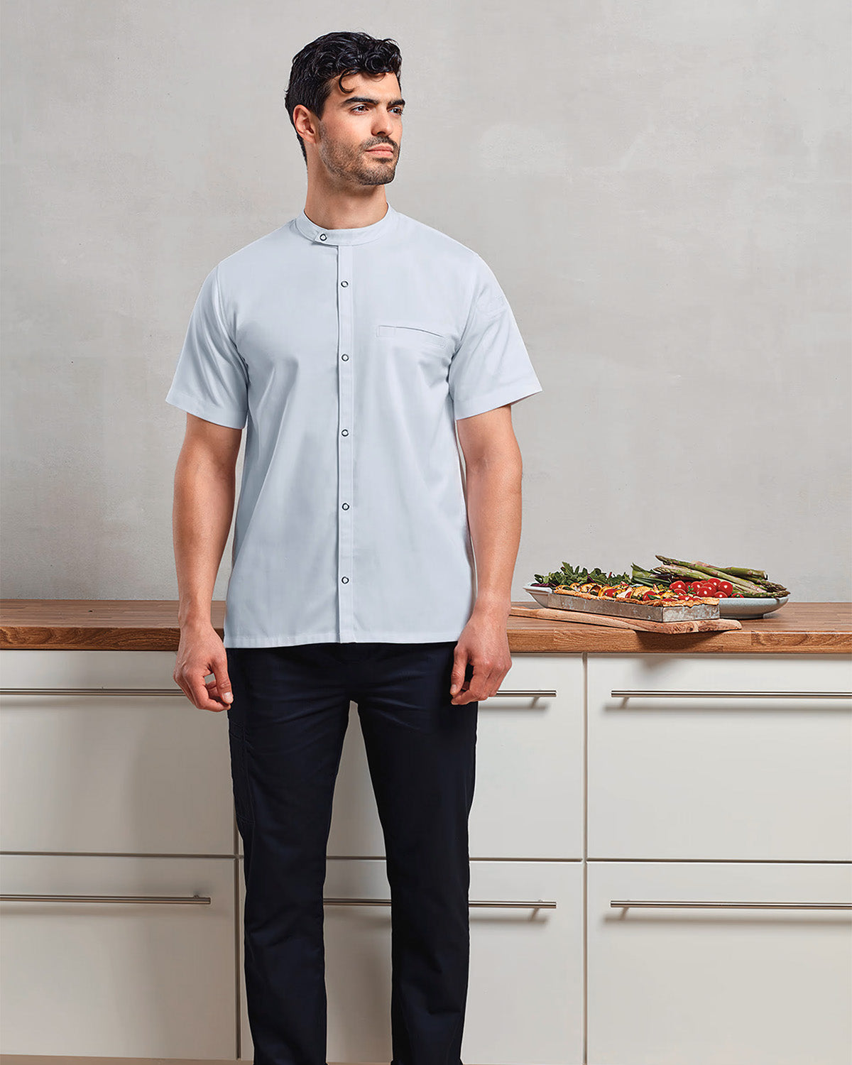 Giacca da cuoco manica corta Unisex