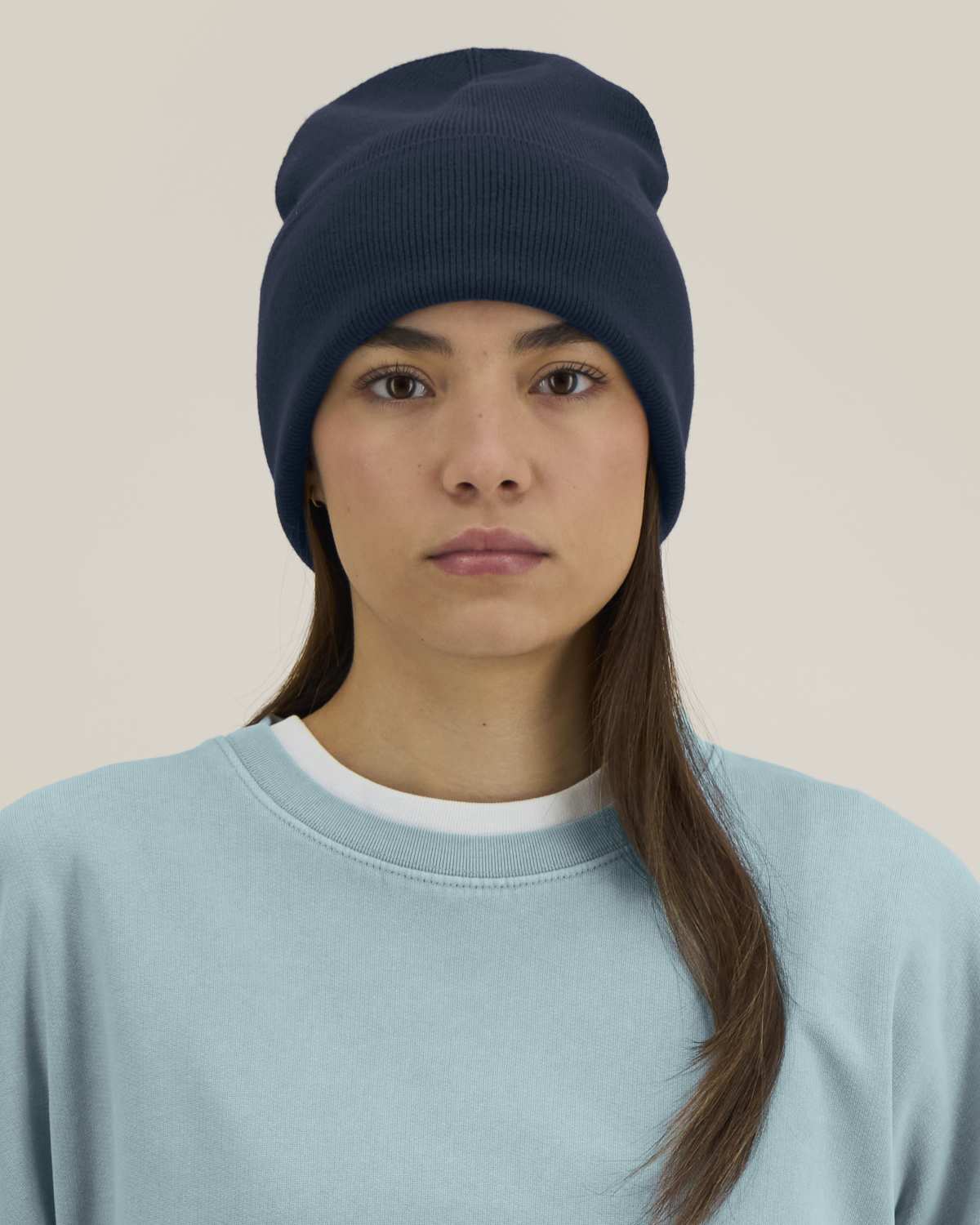 Organic Cotton Ribbed Beanie