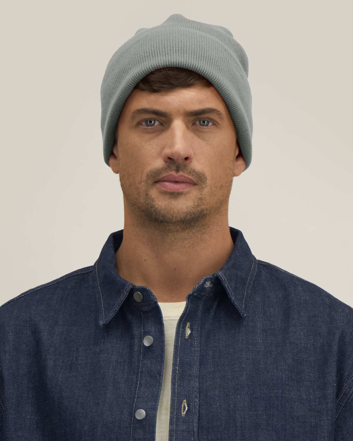Organic Cotton Ribbed Beanie
