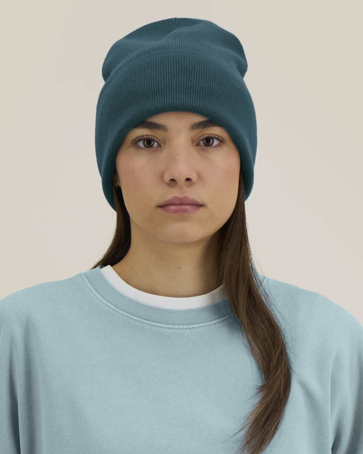 Organic Cotton Ribbed Beanie