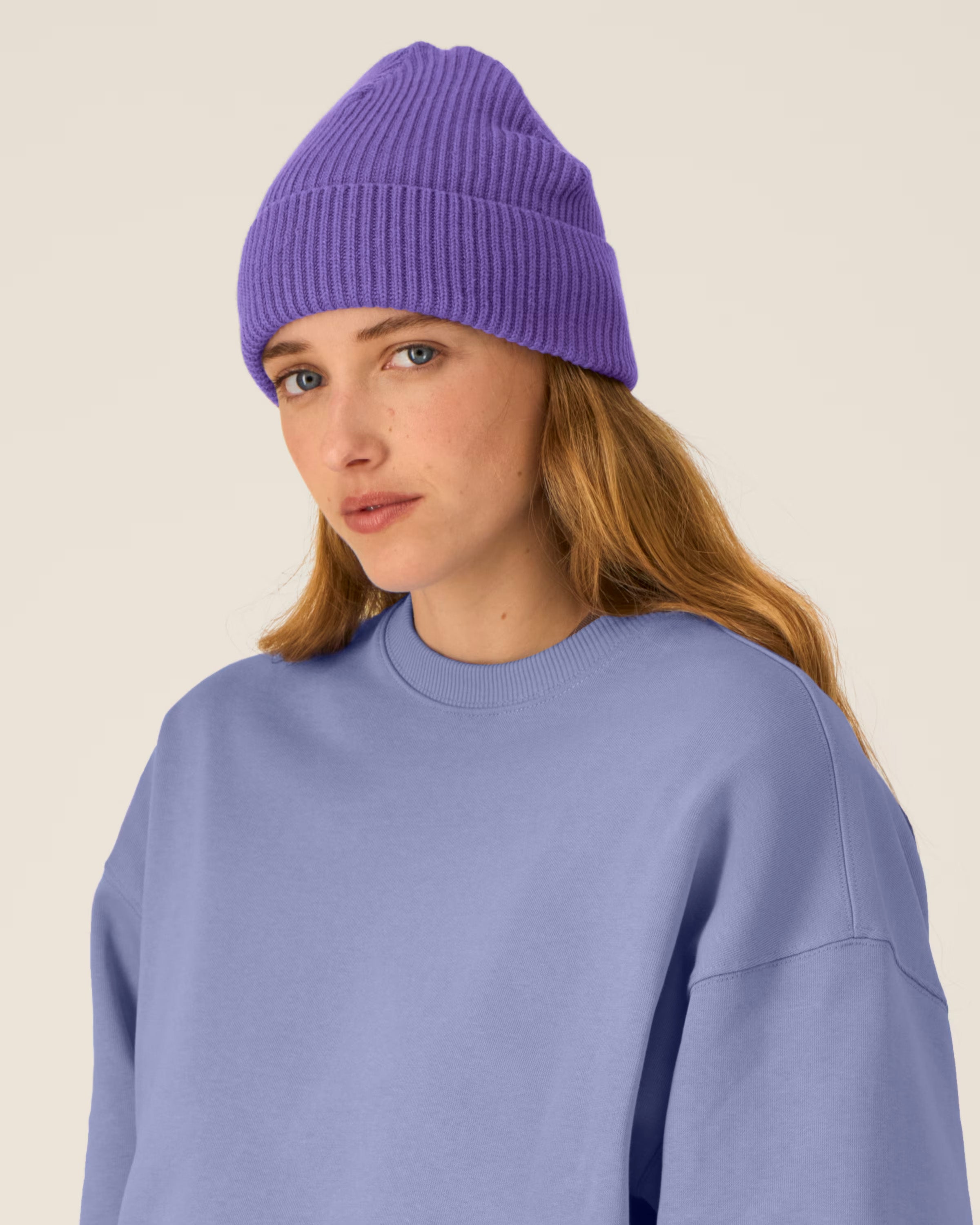 Beanie fisherman in cotone organico