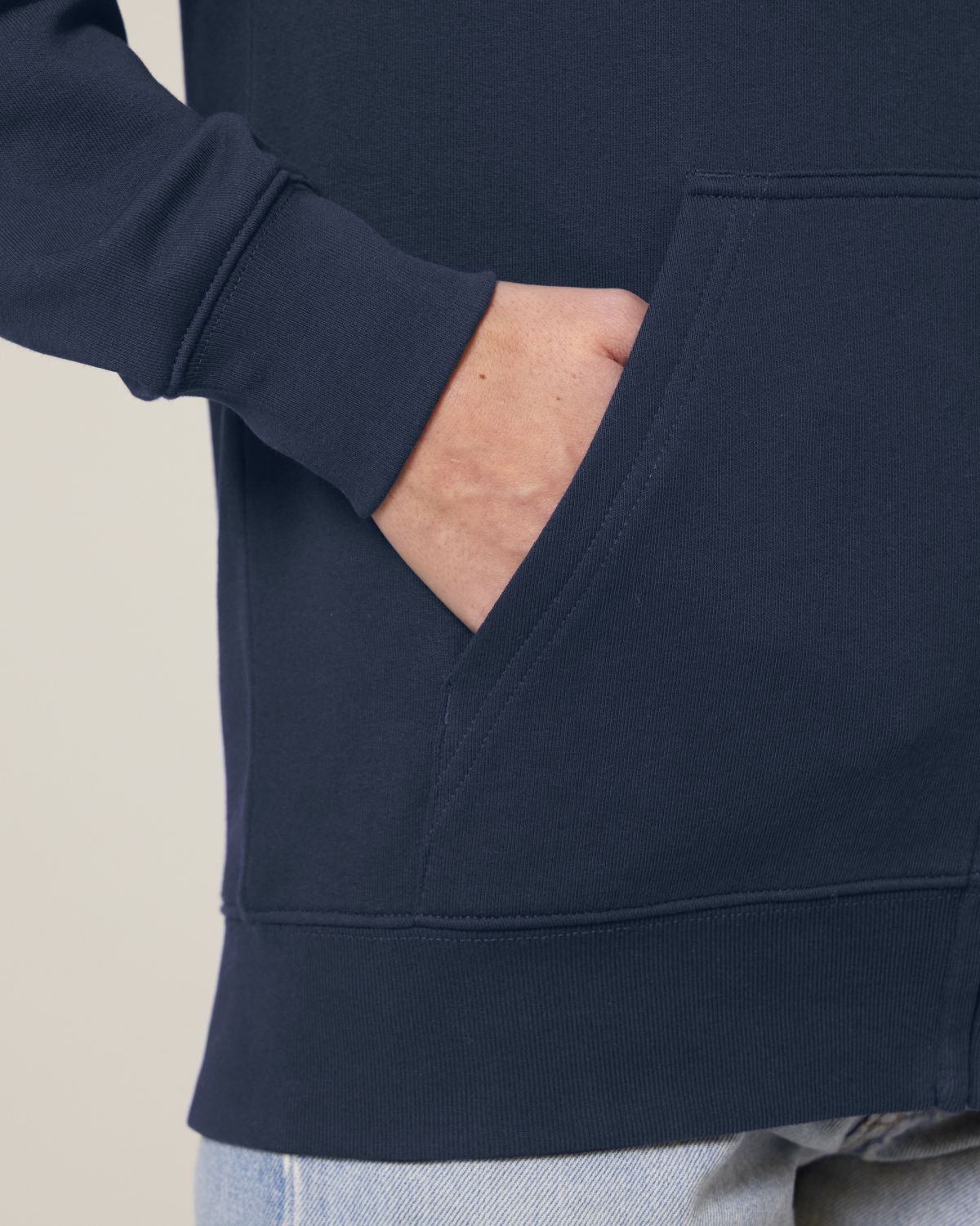 Felpa zip mid-light unisex