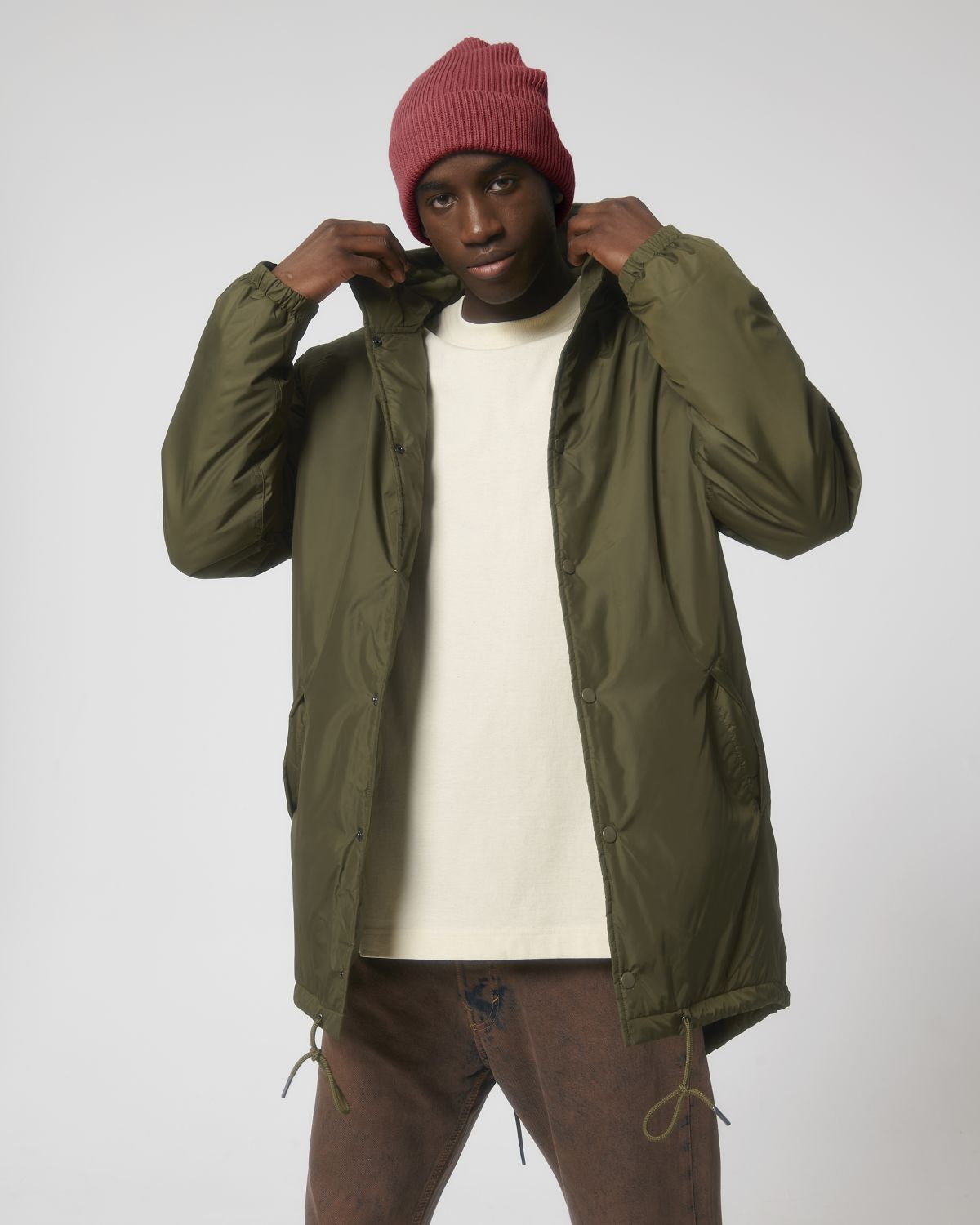 FIDES × CLUBHAUS LOGO PARKA Unisex parka
