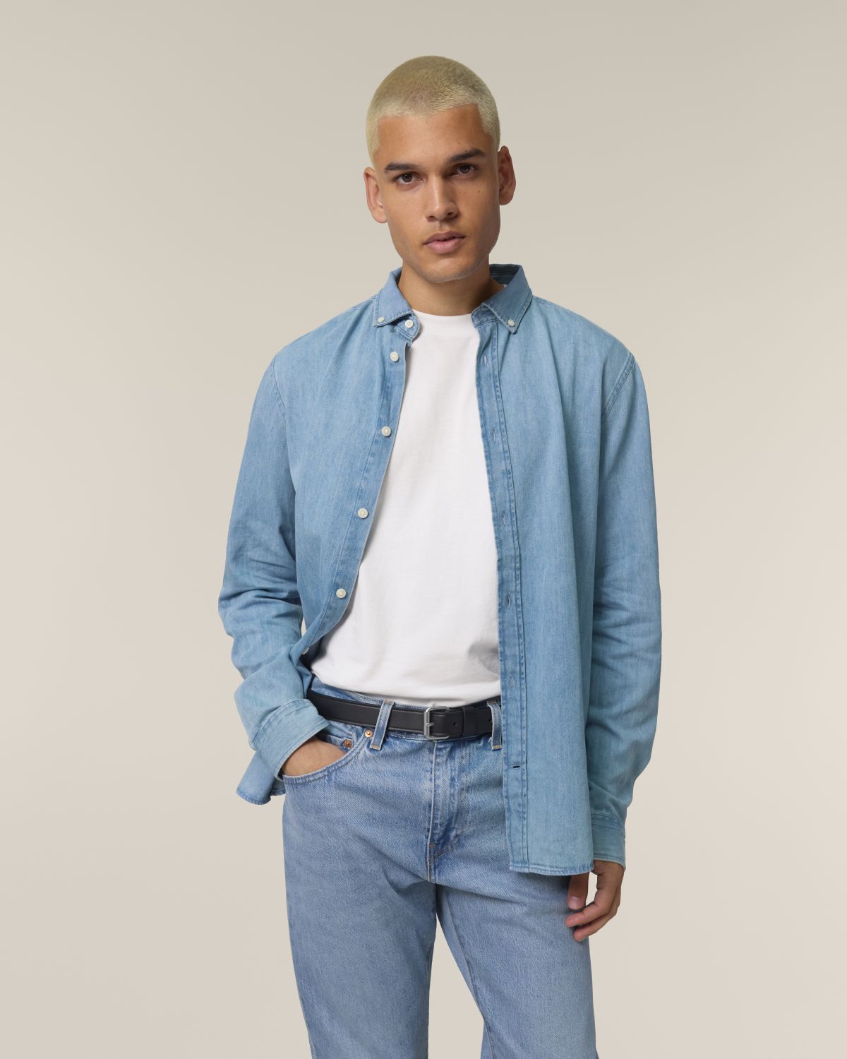 Camicia in denim Uomo