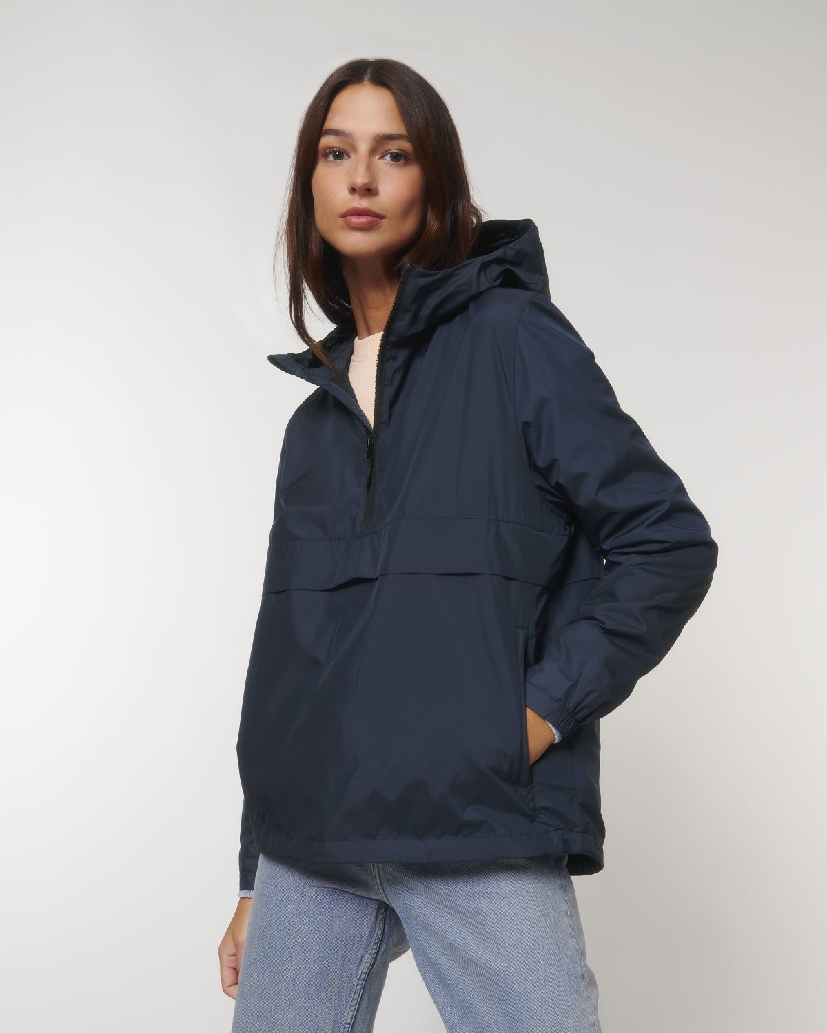 Giacca a vento mezza zip