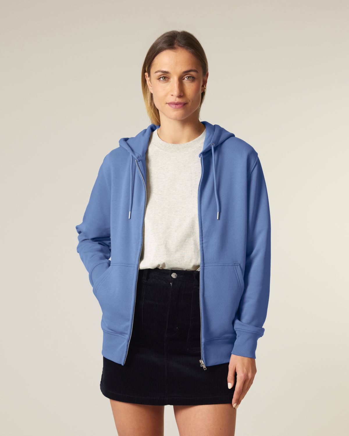 Felpa zip mid-light unisex