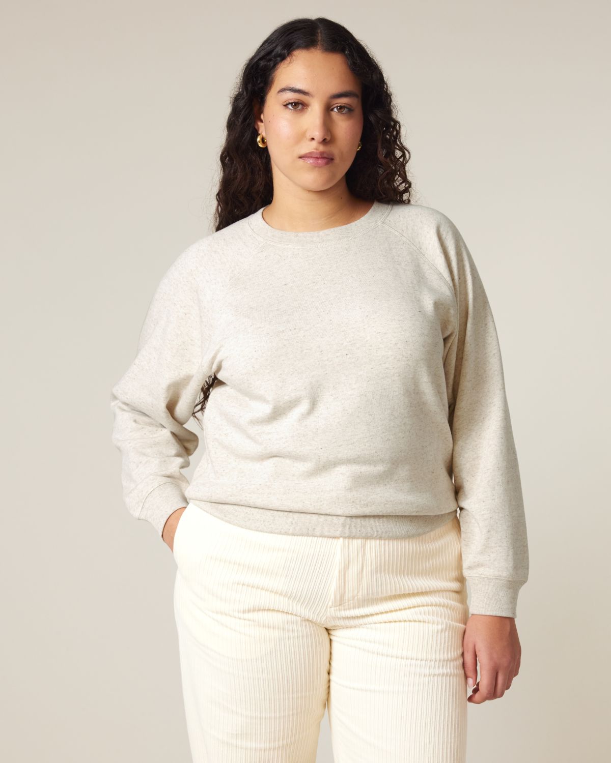 Felpa girocollo raglan Donna