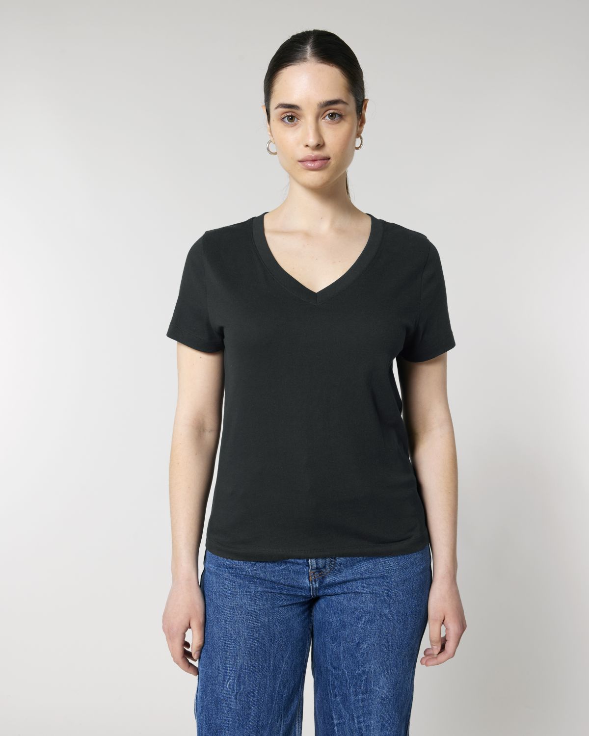 T-shirt scollo a V Donna