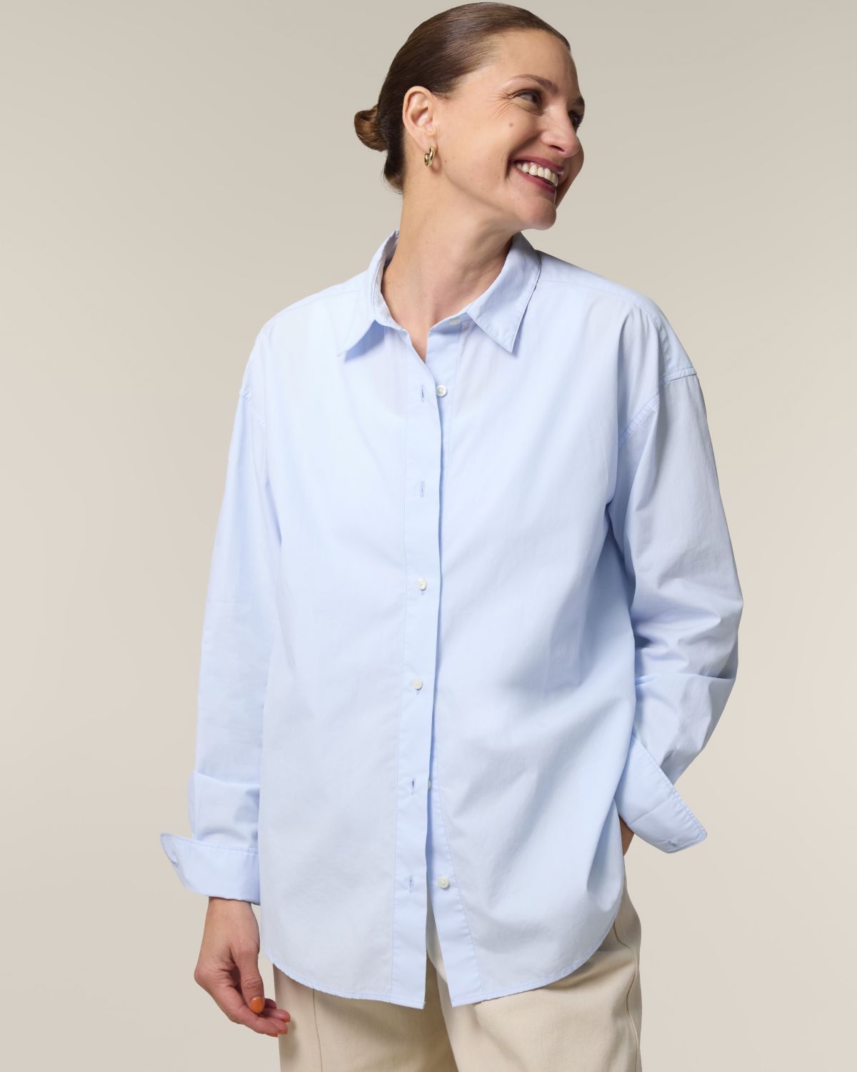 Camicia in popeline Donna