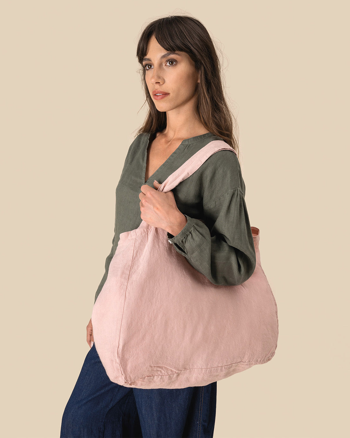 Shopper in lino
