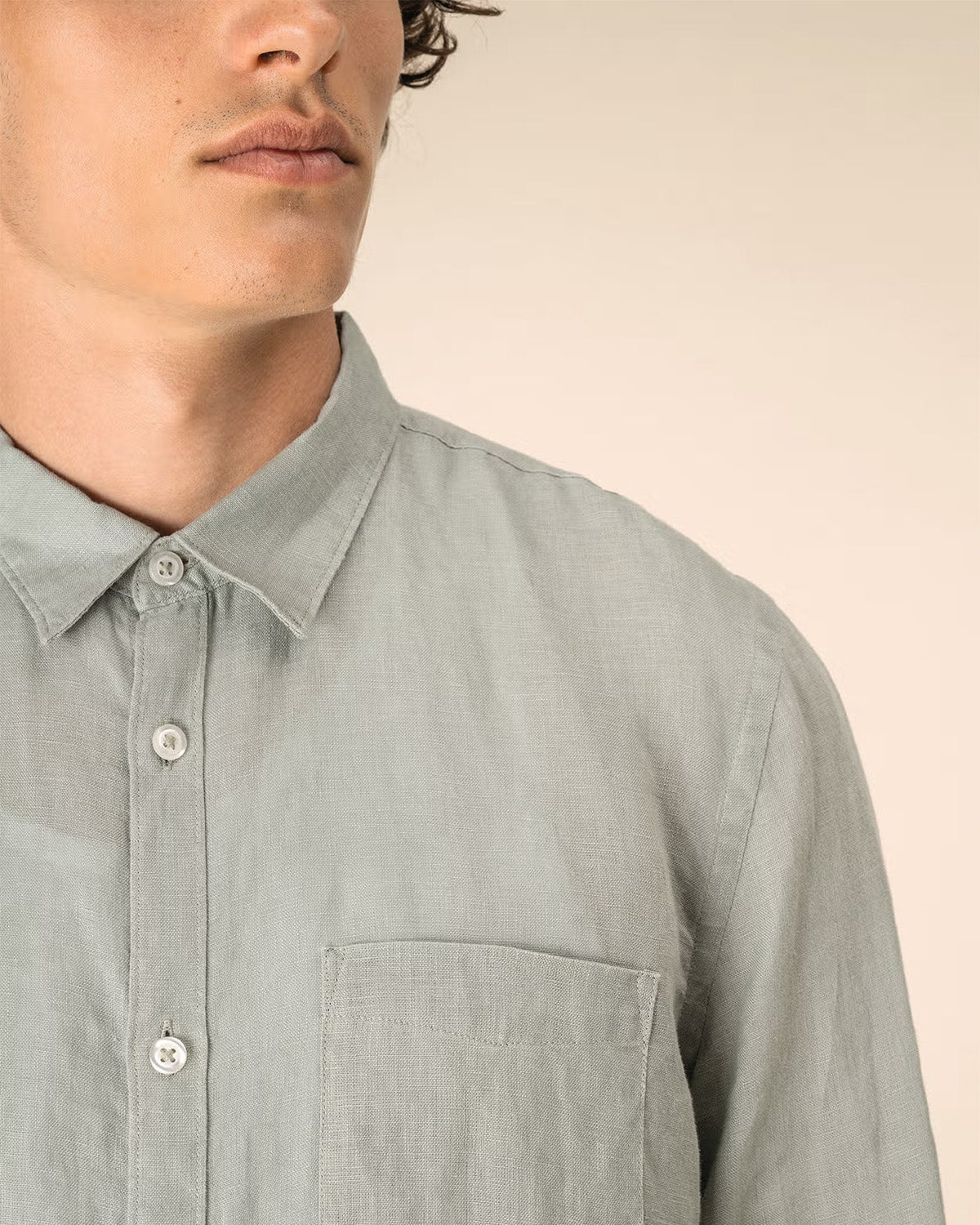 Camicia in lino uomo