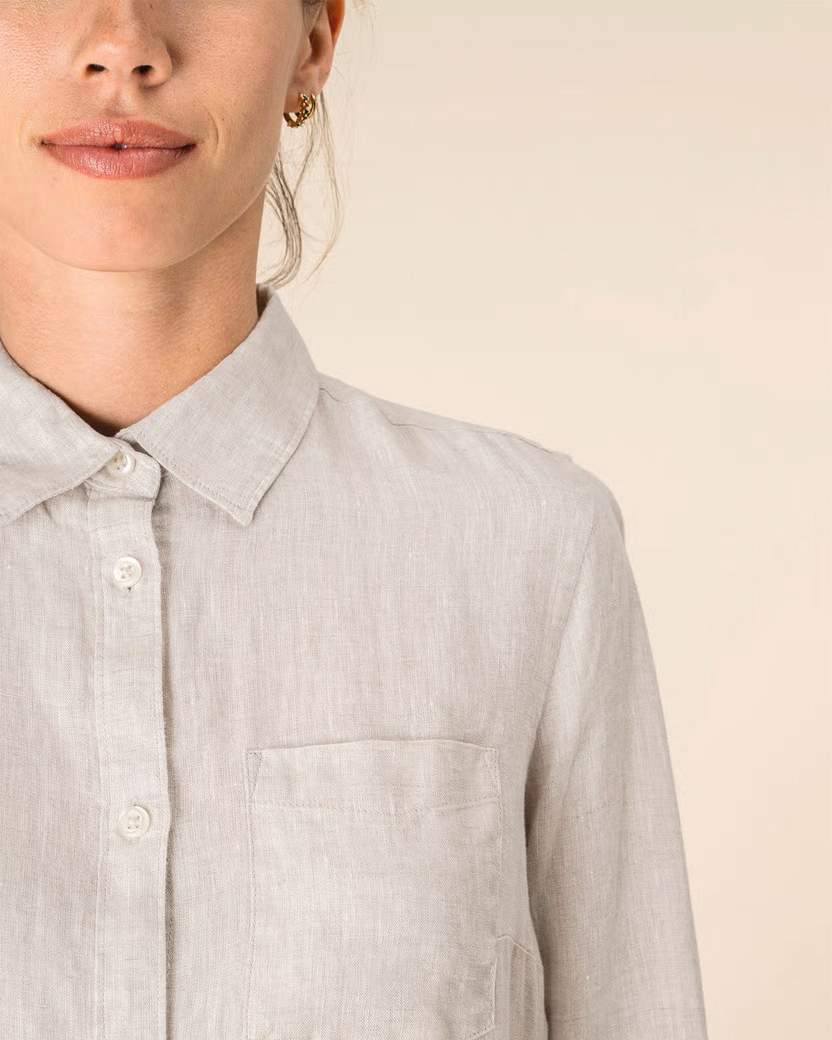 Camicia in lino donna
