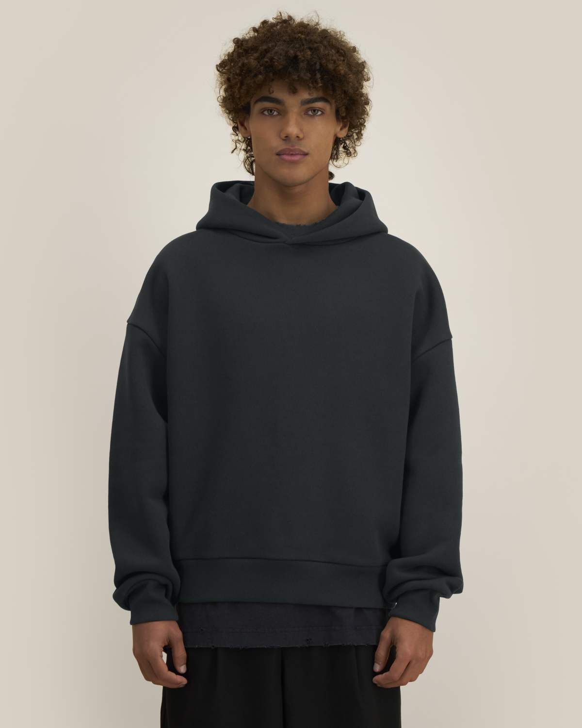 Felpa cappuccio oversize strutturata unisex