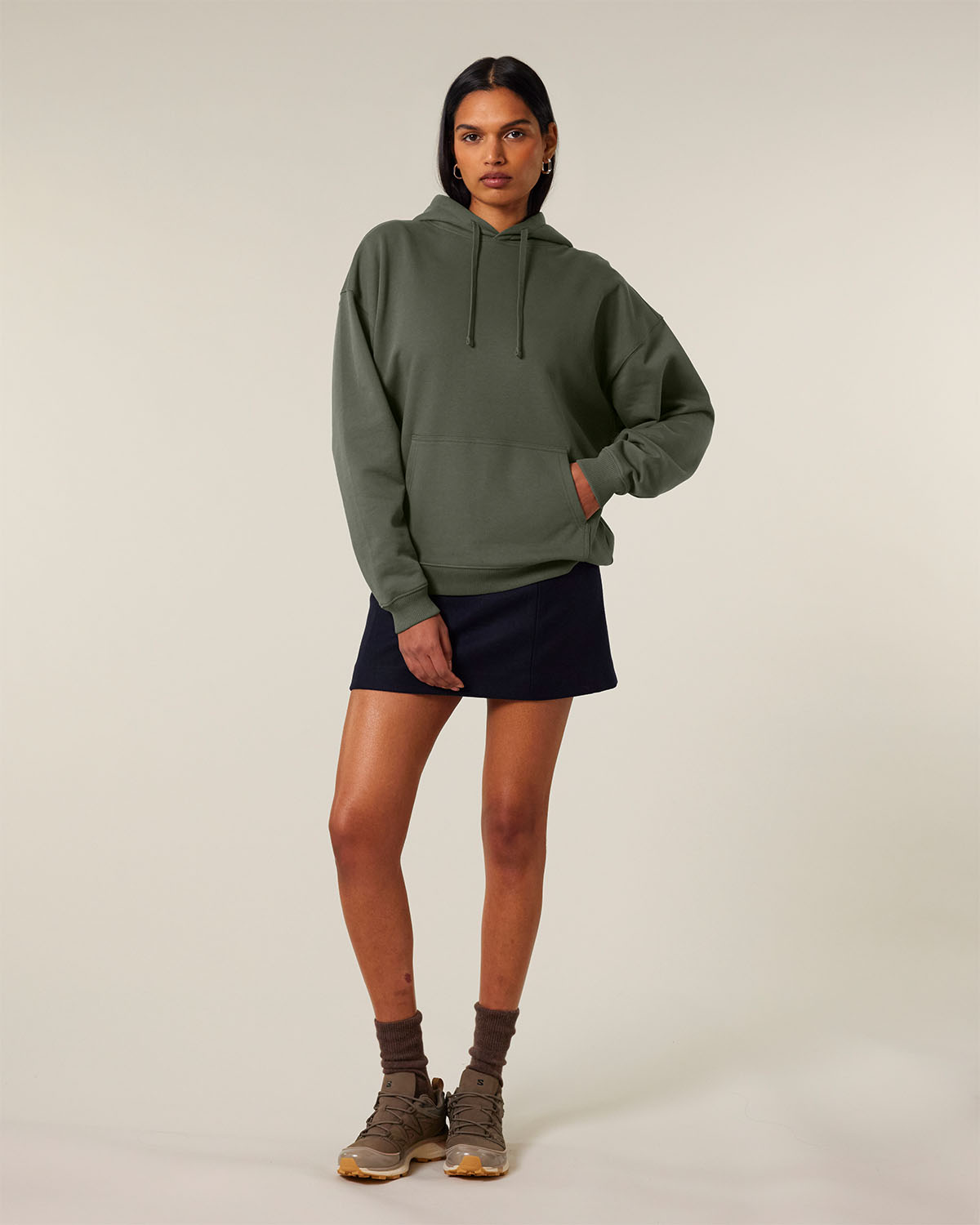 Felpa cappuccio oversize unisex