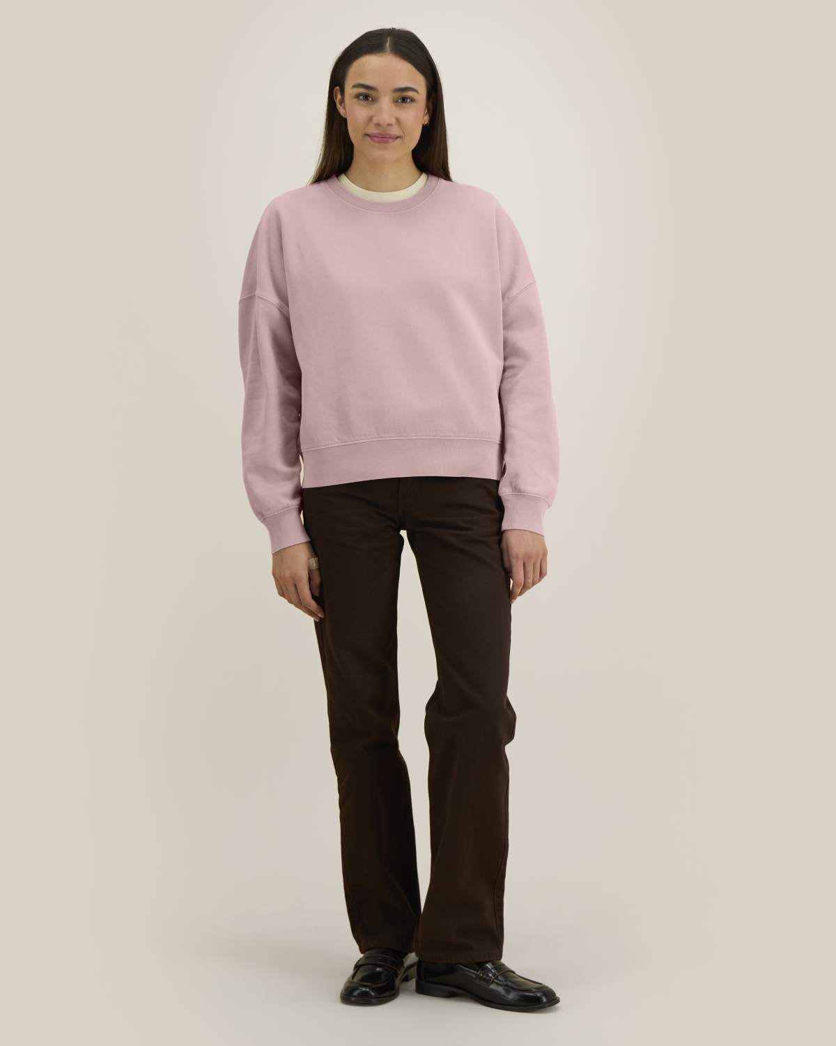 Felpa girocollo classic vintage donna