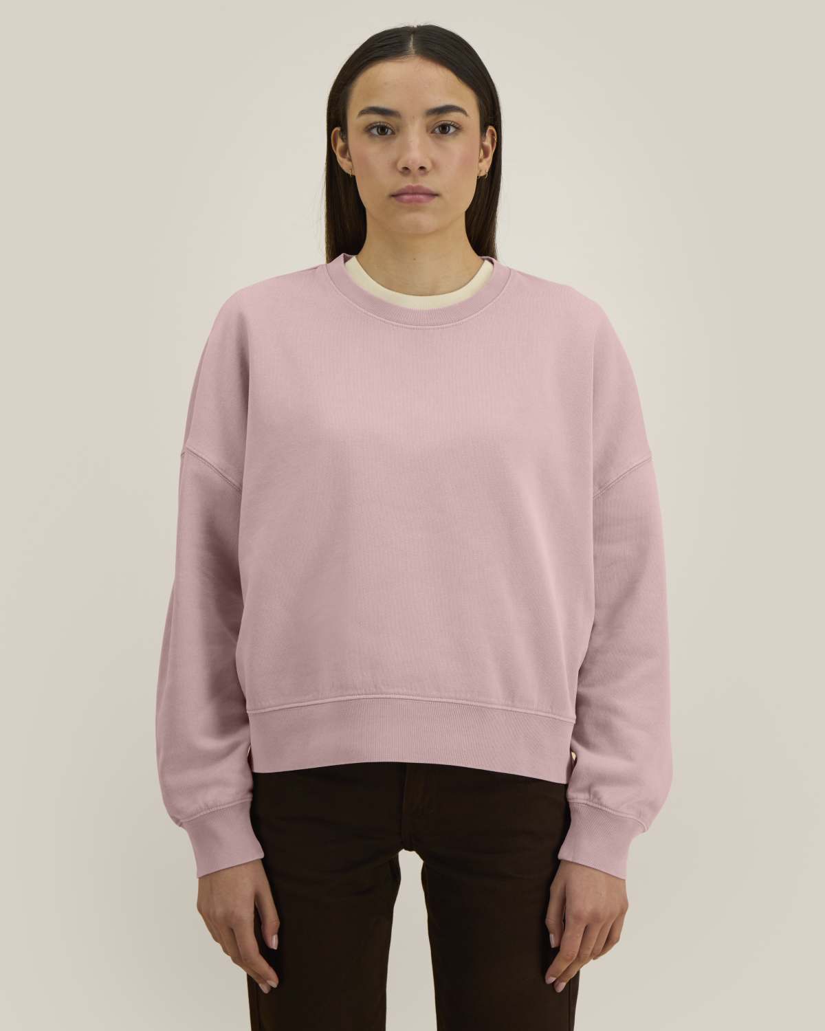 Felpa girocollo classic vintage donna