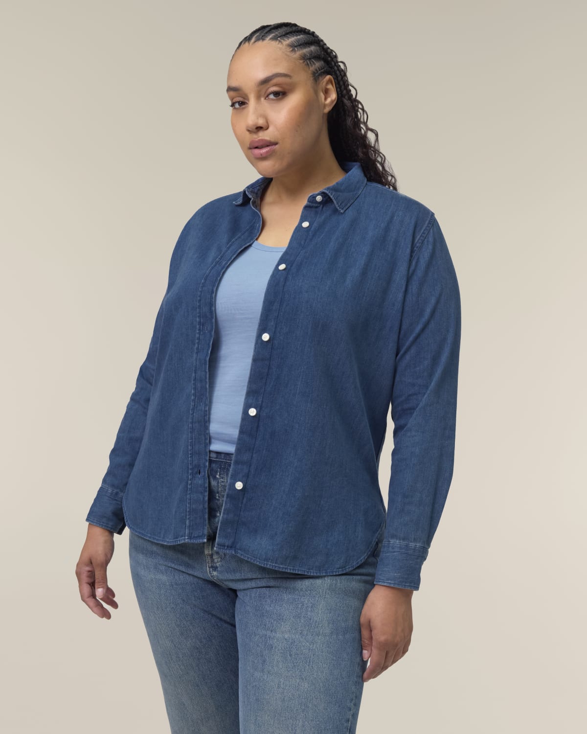 Camicia in denim Donna