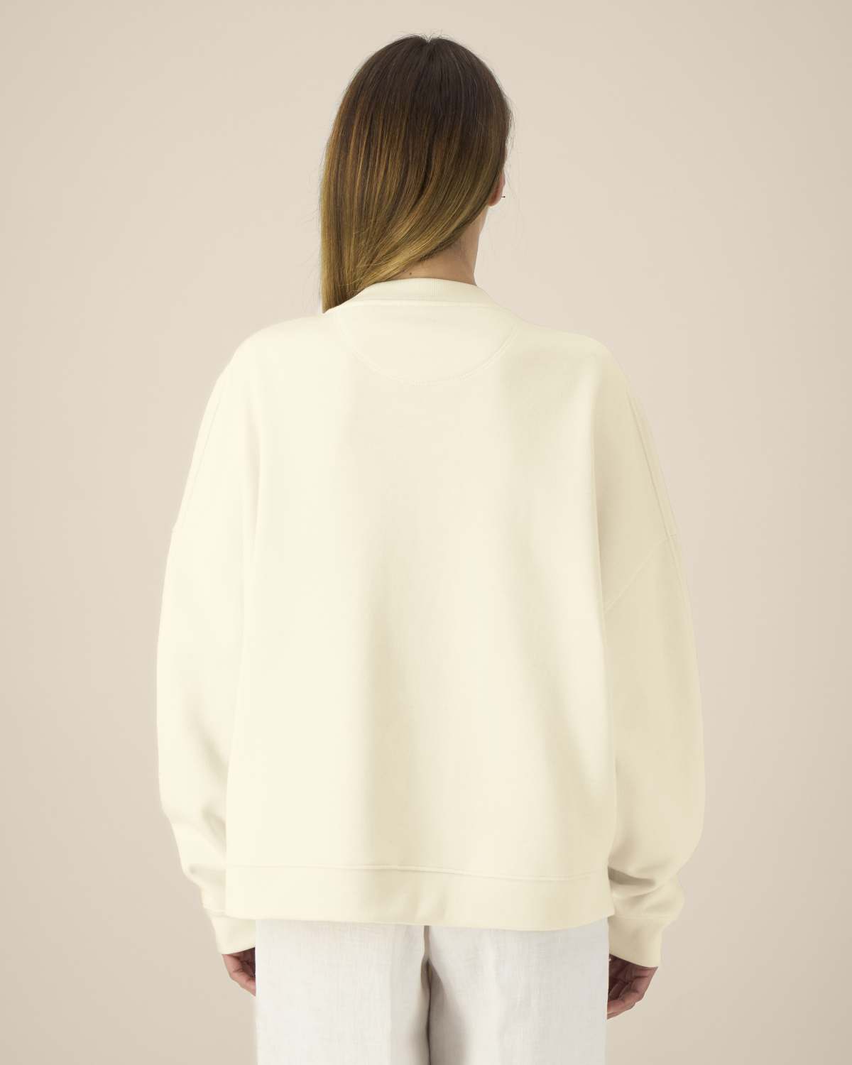 Felpa girocollo in modal donna