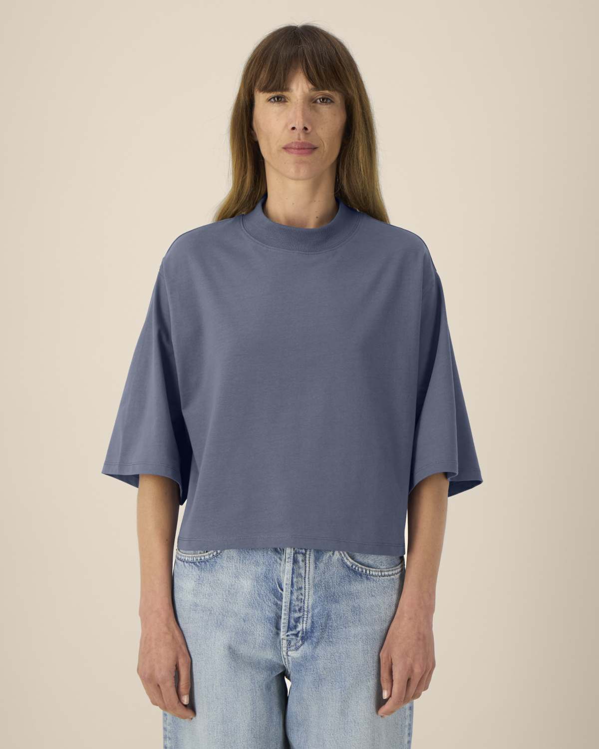 T-shirt cropped oversize donna