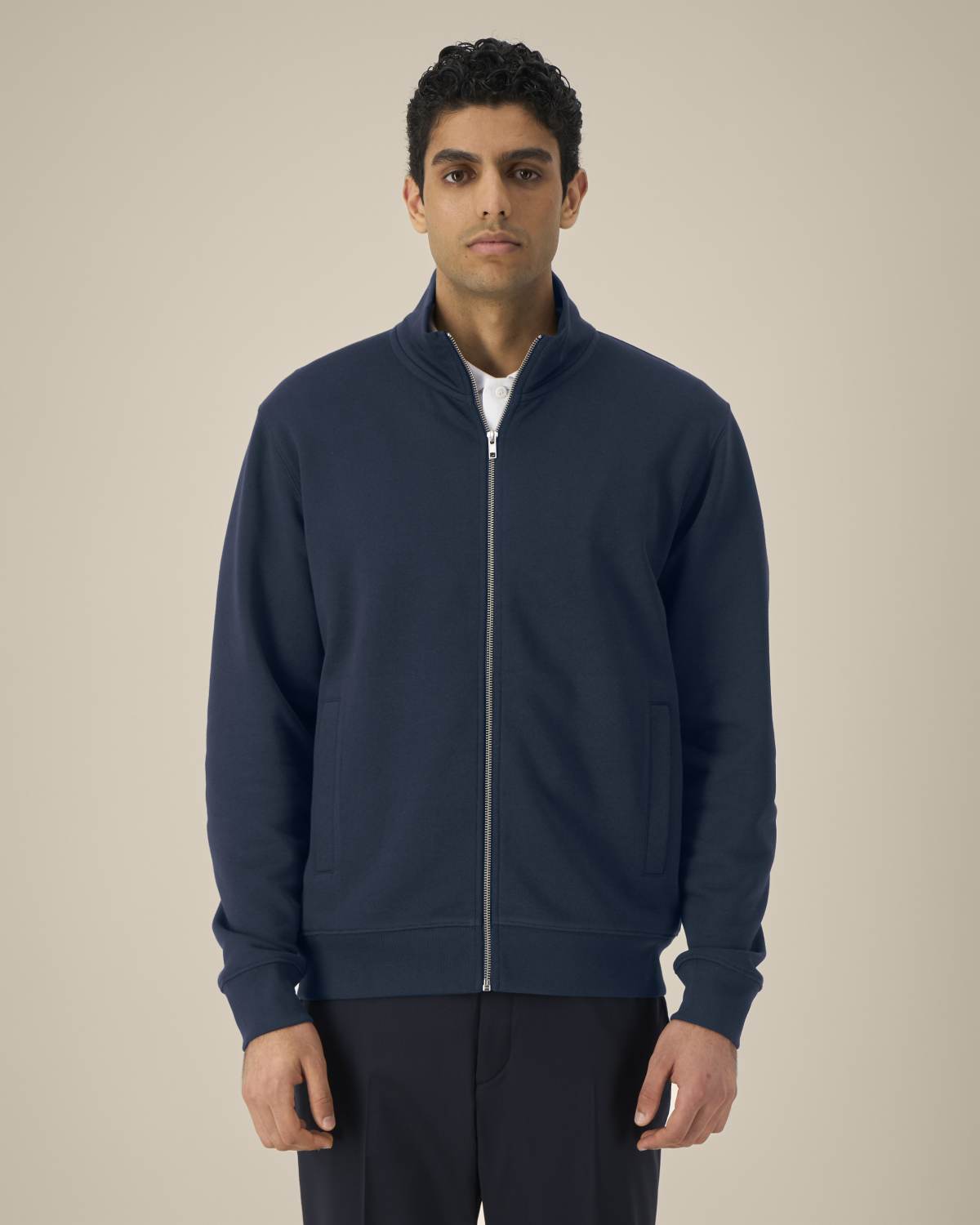 Felpa zip intera unisex