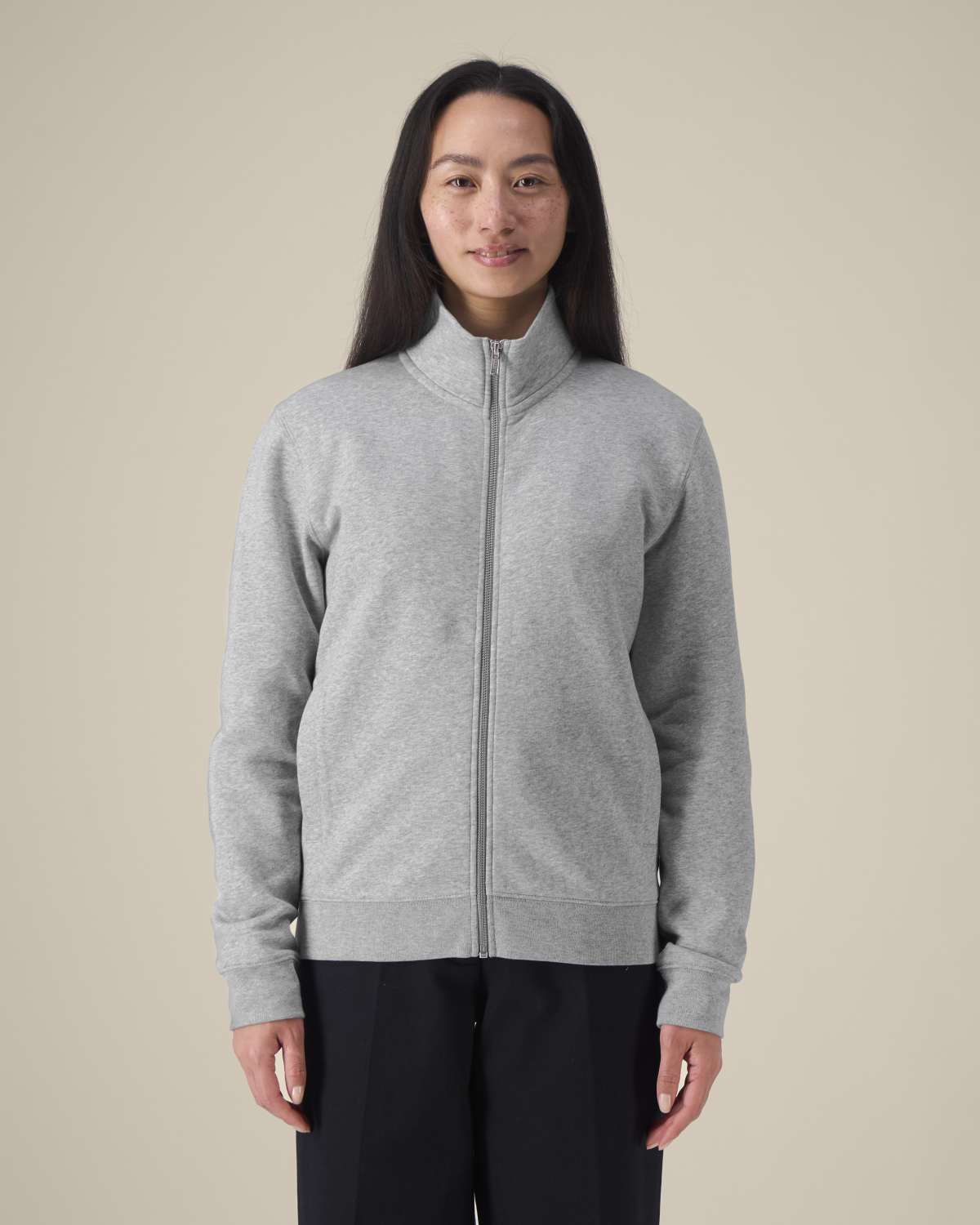 Felpa zip intera unisex