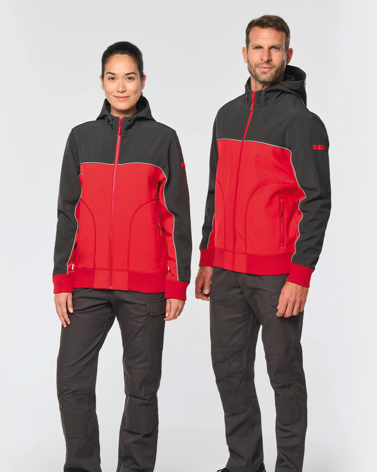 Giubbotto softshell bicolore a 3 strati Unisex