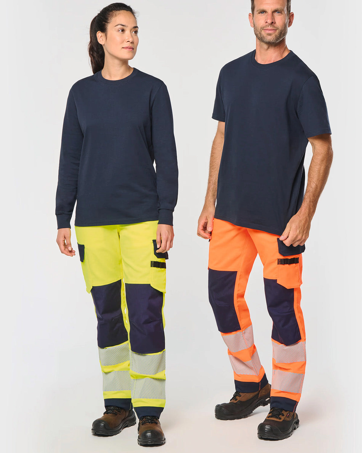 Pantaloni alta visibilità multitasche Unisex
