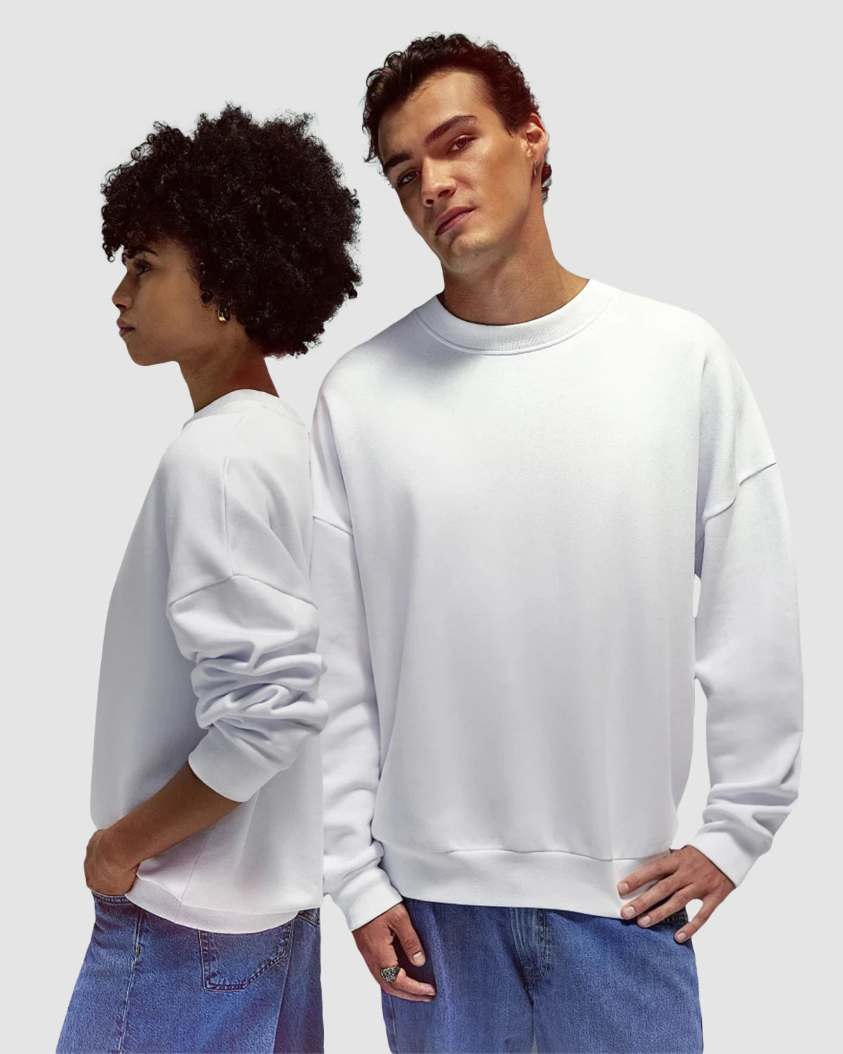 Felpa girocollo oversize Unisex