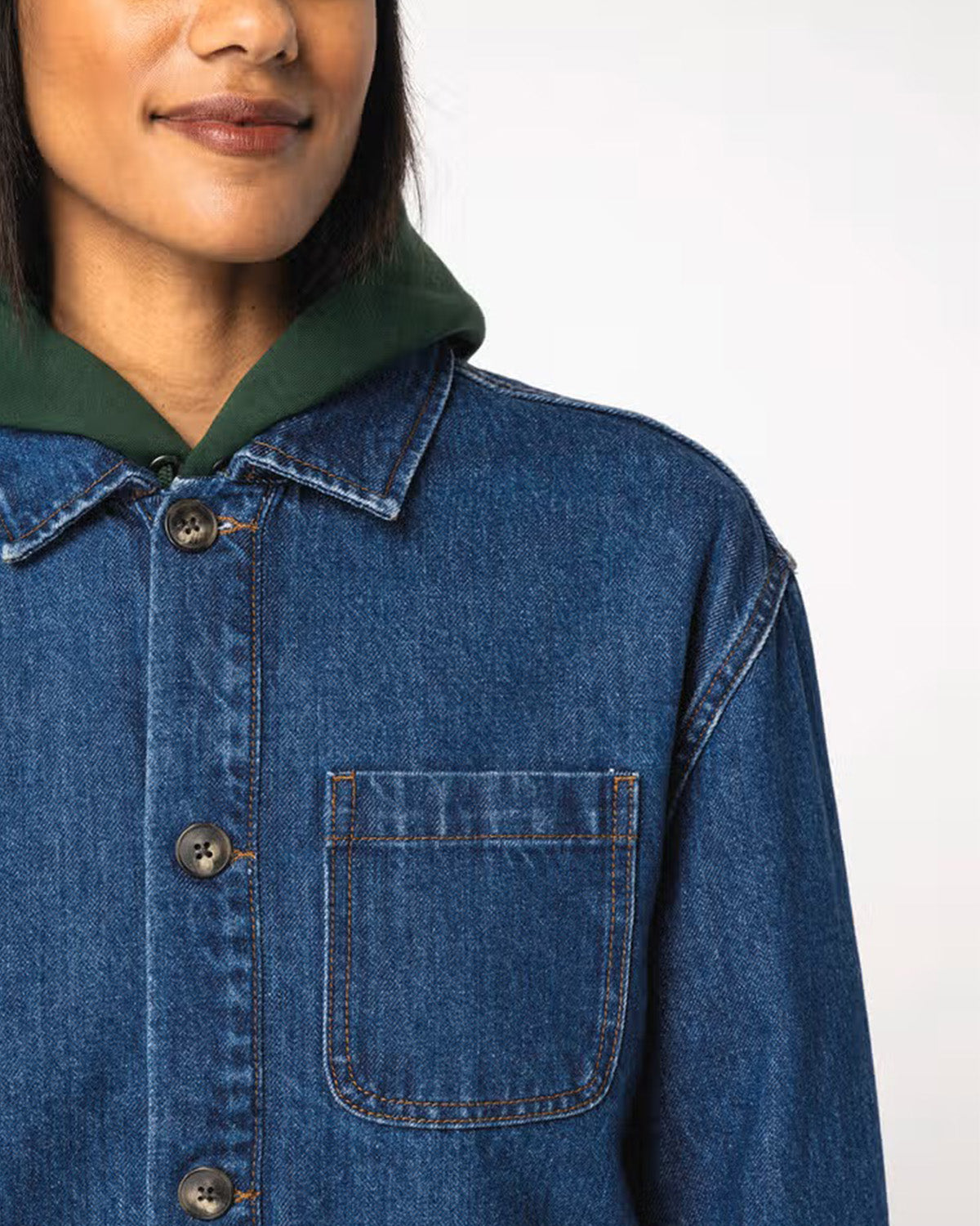 Unisex relaxed denim jacket