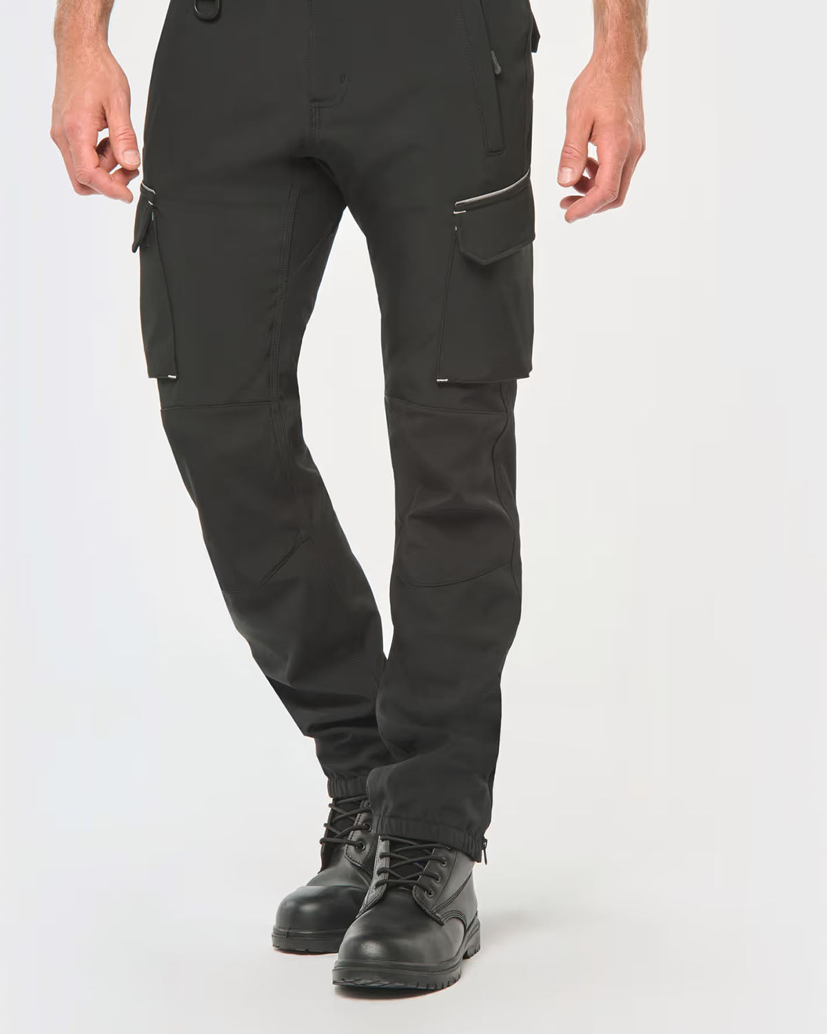Pantaloni cargo softshell a 3 strati Uomo