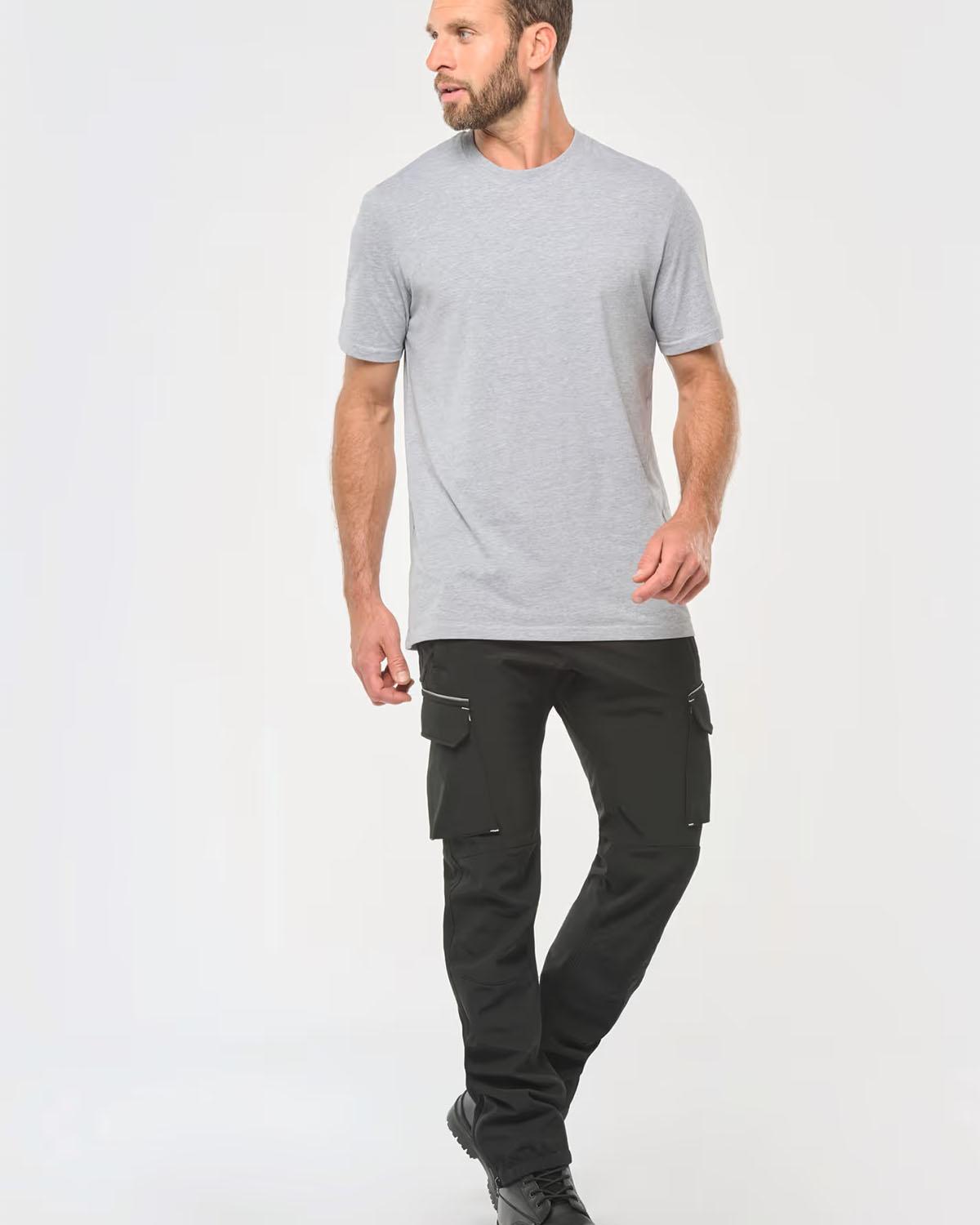 Pantaloni cargo softshell a 3 strati Uomo
